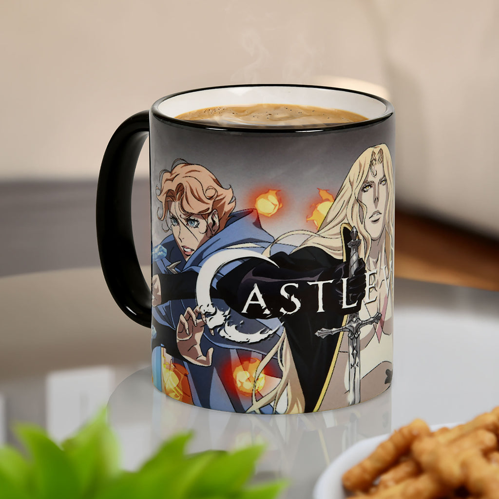 Immagine del prodotto Tazza Collage di Alucard, Trevor e Sypha - Castlevania