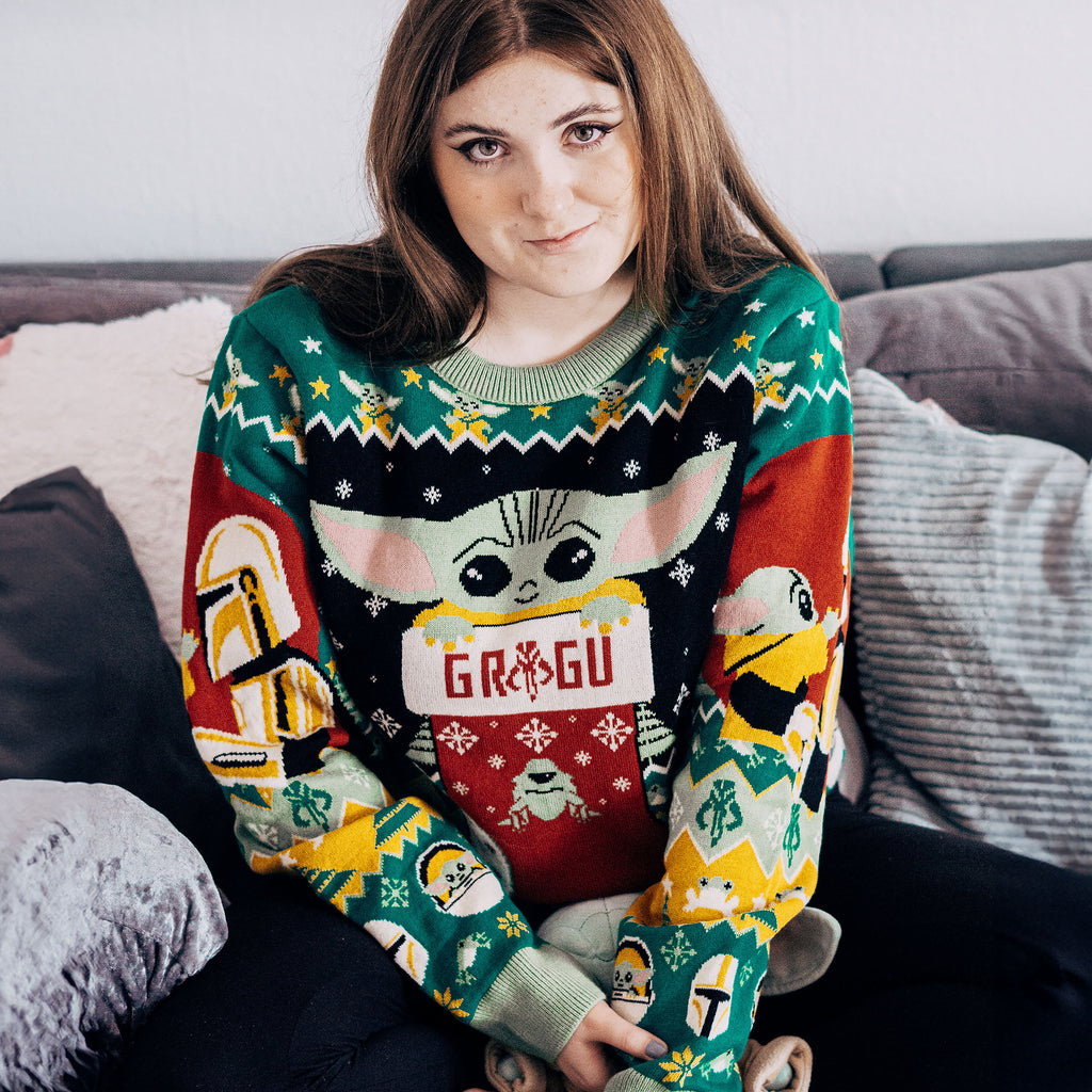 Product image Grogu with Mando Knitted Sweater - Star Wars The Mandalorian