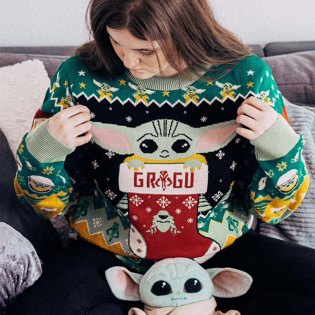 Product image Grogu with Mando Knitted Sweater - Star Wars The Mandalorian