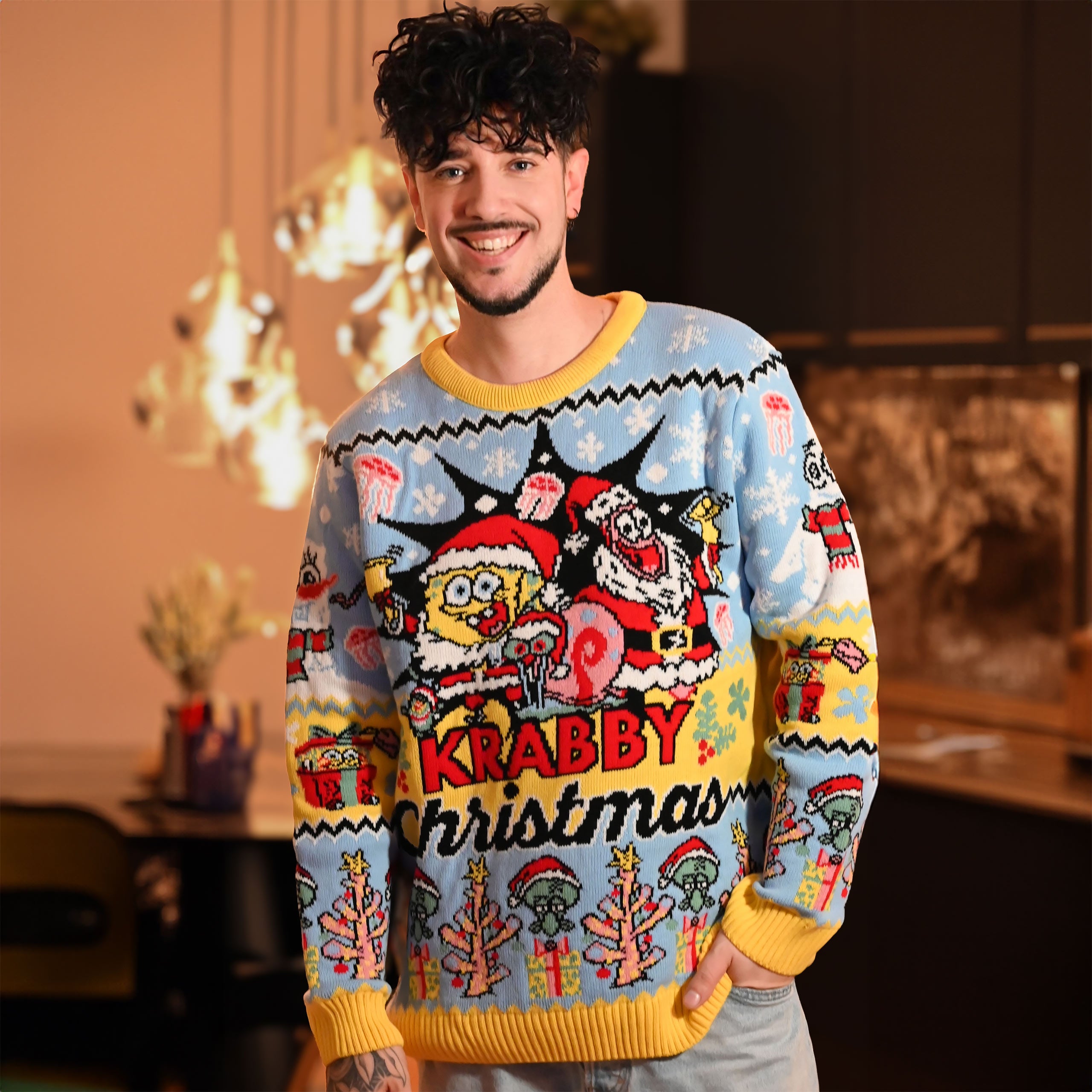 Immagine del prodotto SpongeBob - Maglione di Natale a maglia Krabby