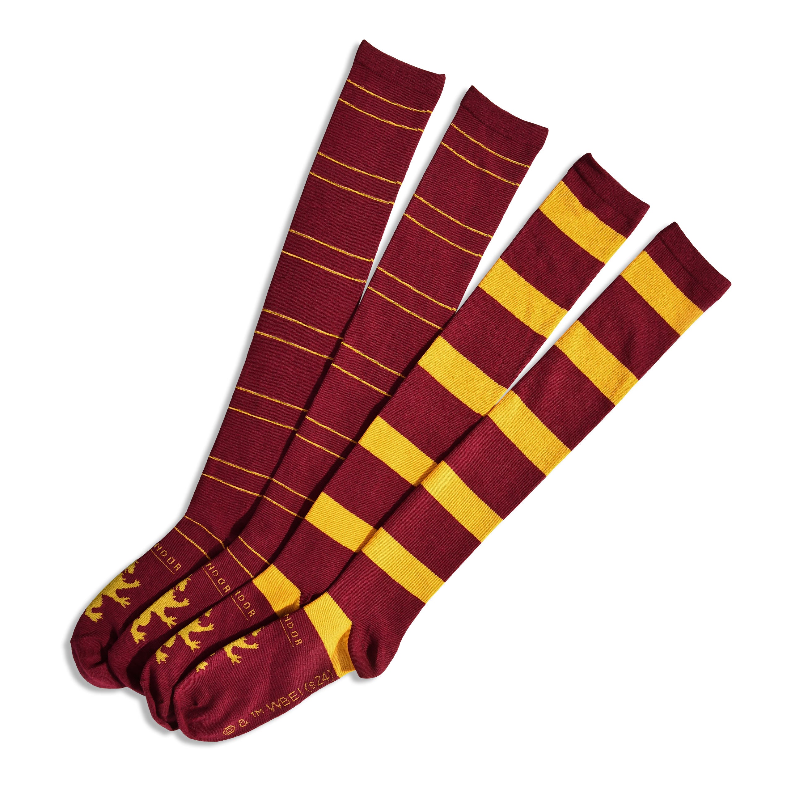 Immagine del prodotto Harry Potter - Calze sopra il ginocchio Grifondoro (set da 2)