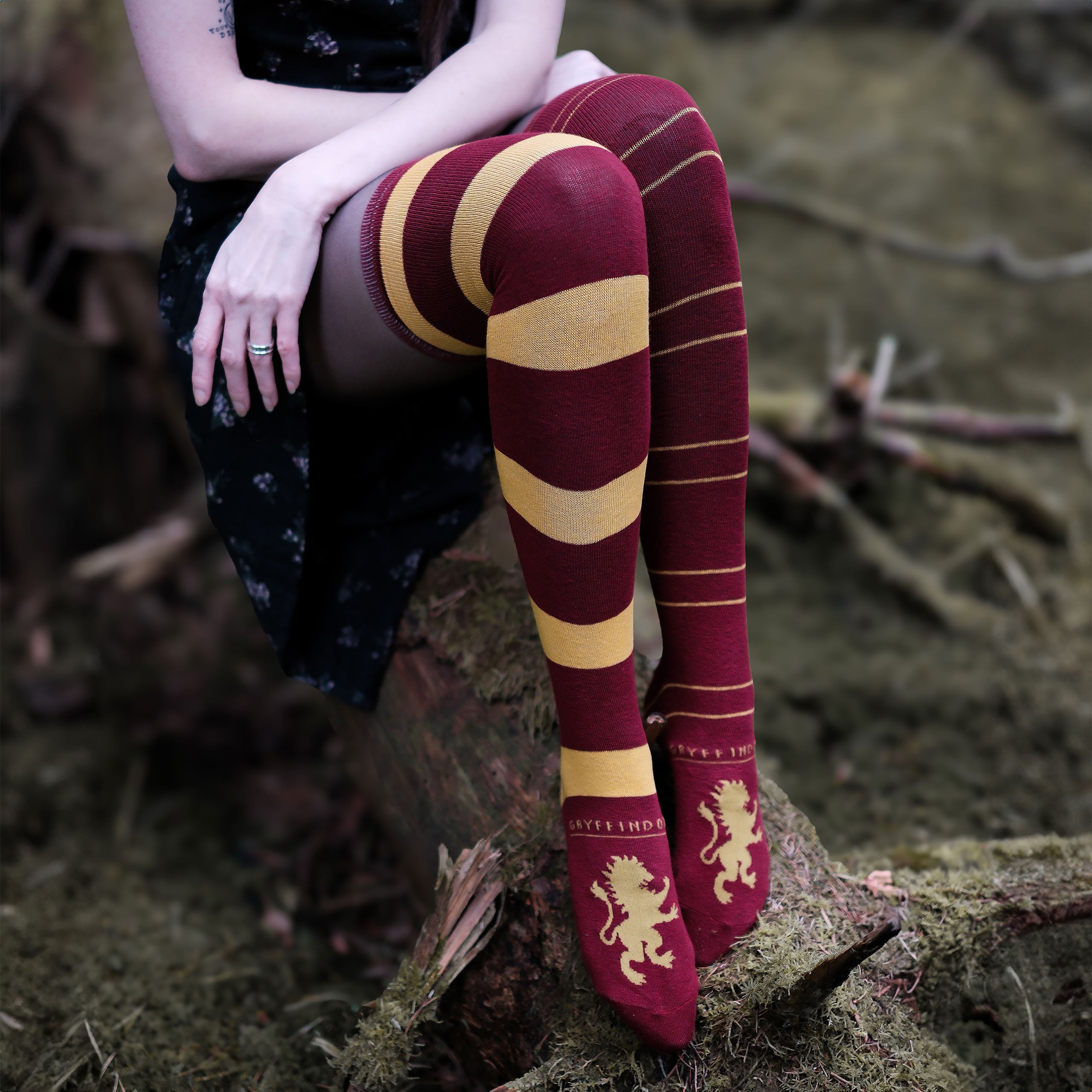 Immagine del prodotto Harry Potter - Calze sopra il ginocchio Grifondoro (set da 2)
