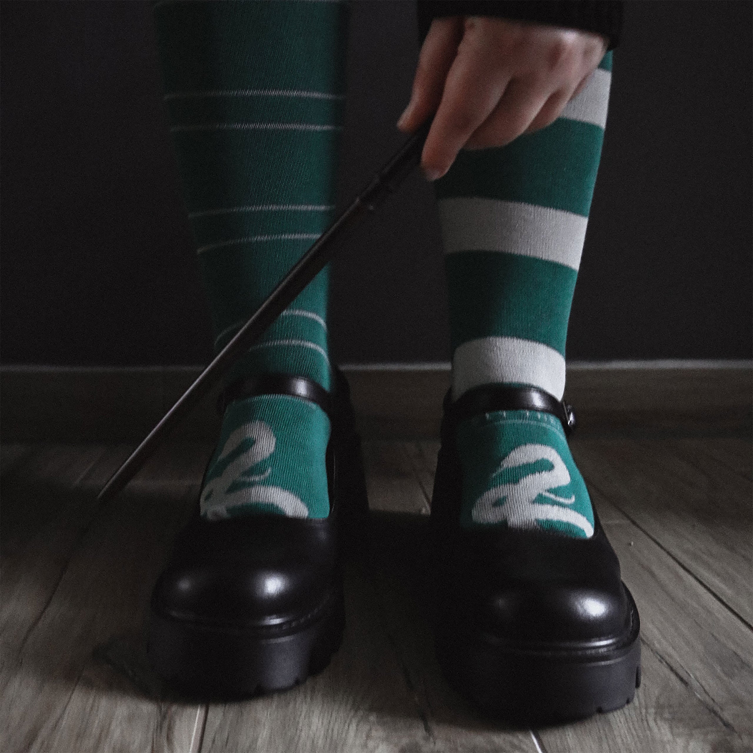 Immagine del prodotto Harry Potter - Calze Alte Serpeverde Set da 2