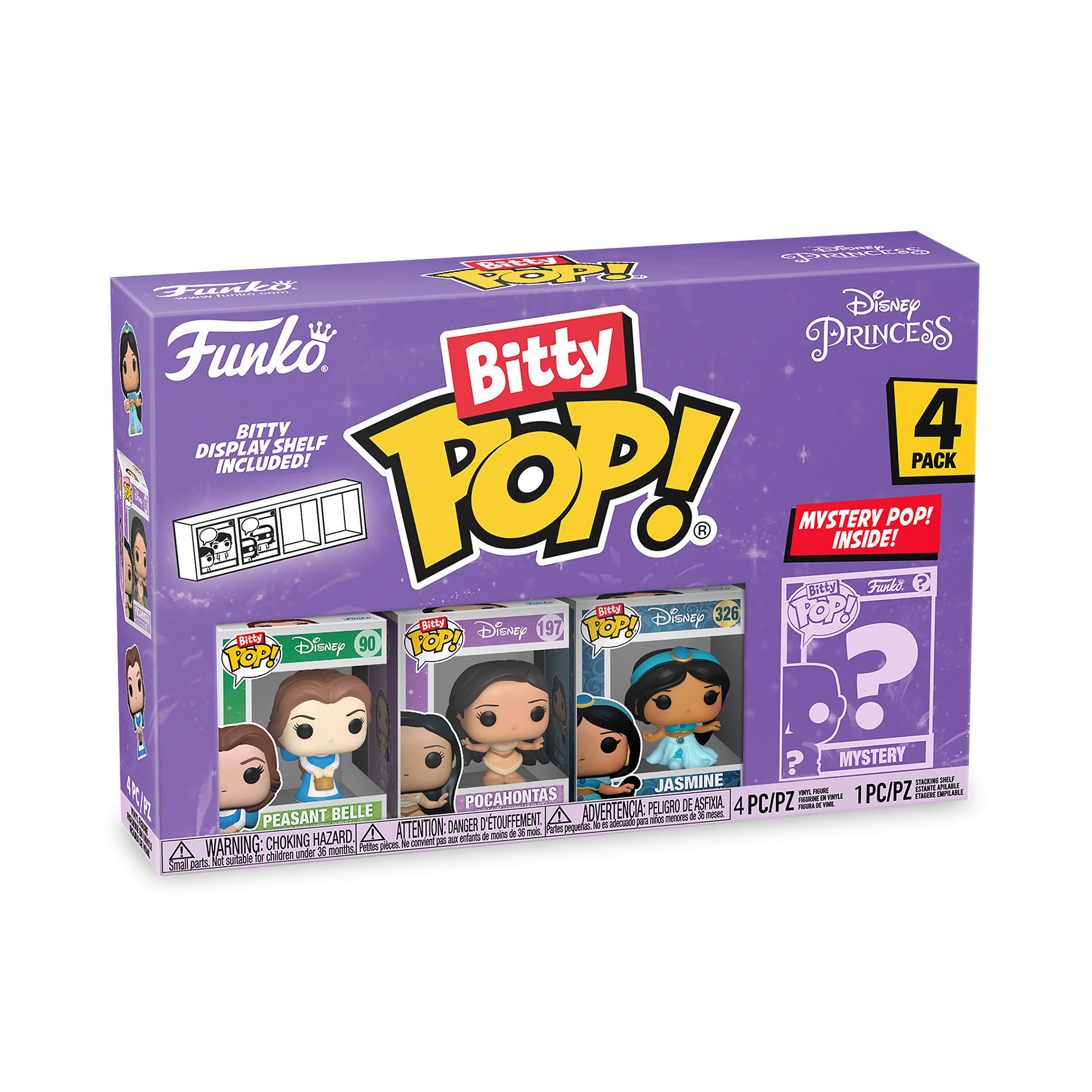 Immagine del prodotto Disney Princess - Funko Bitty Pop set di 4 figure serie 1