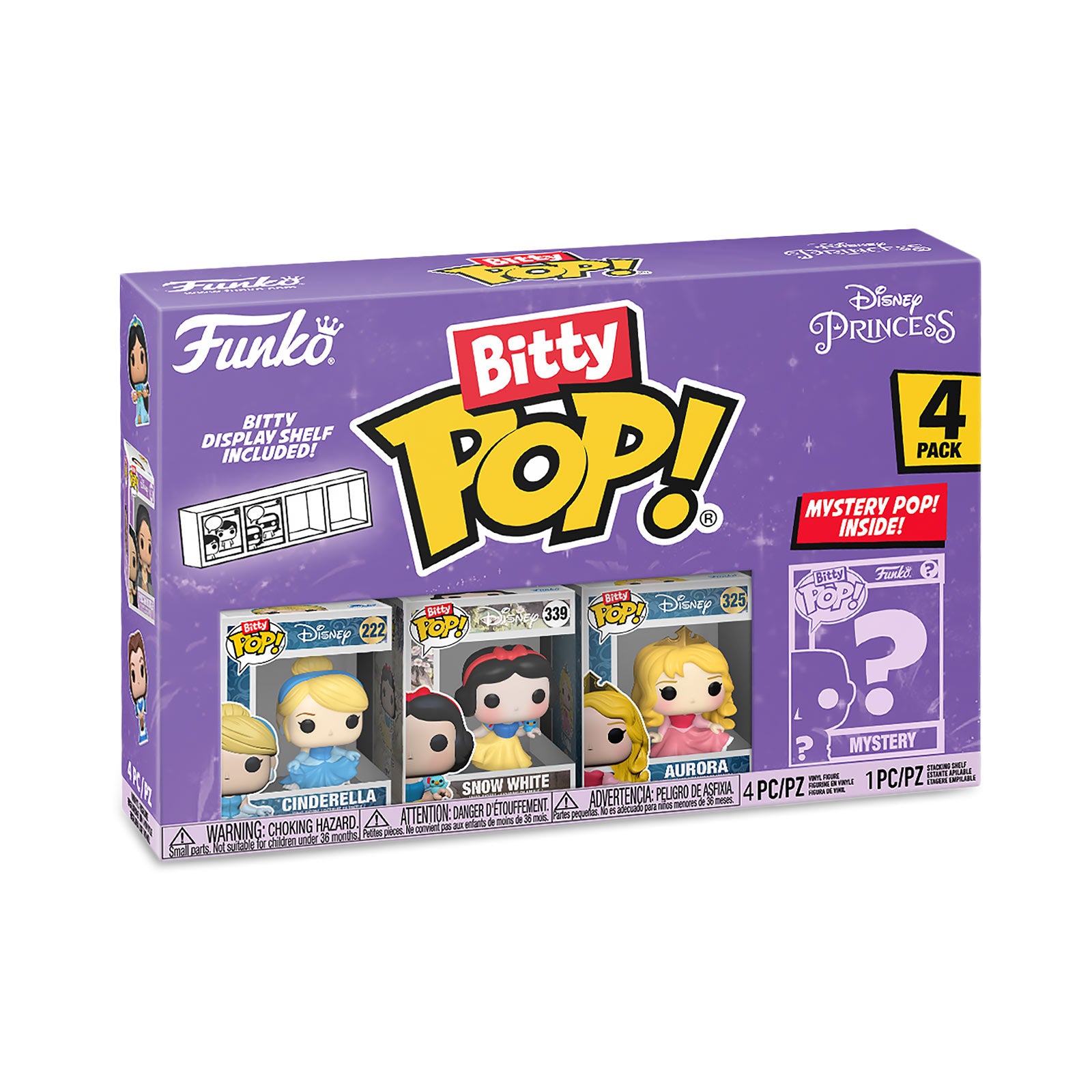 Immagine del prodotto Disney Princess - Funko Bitty Pop Set di 4 Figure Serie 2