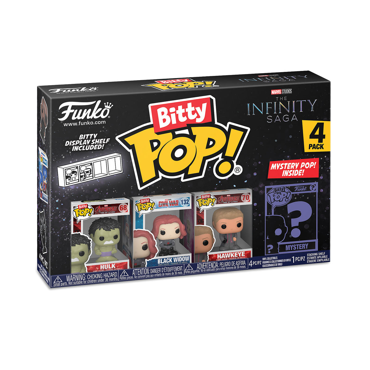 Immagine del prodotto Marvel - Funko Bitty Pop Set di 4 Figure Serie 3