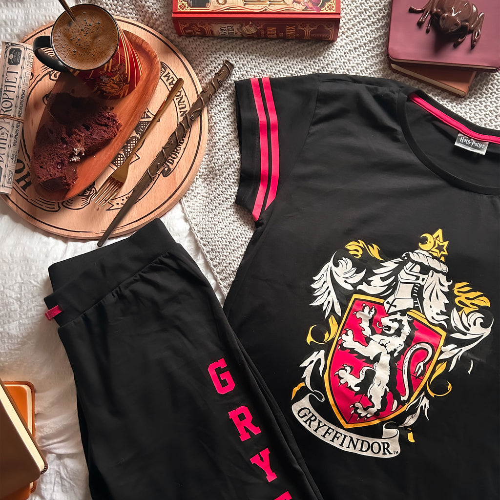 Immagine del prodotto Pigiama stemma Grifondoro nero - Harry Potter
