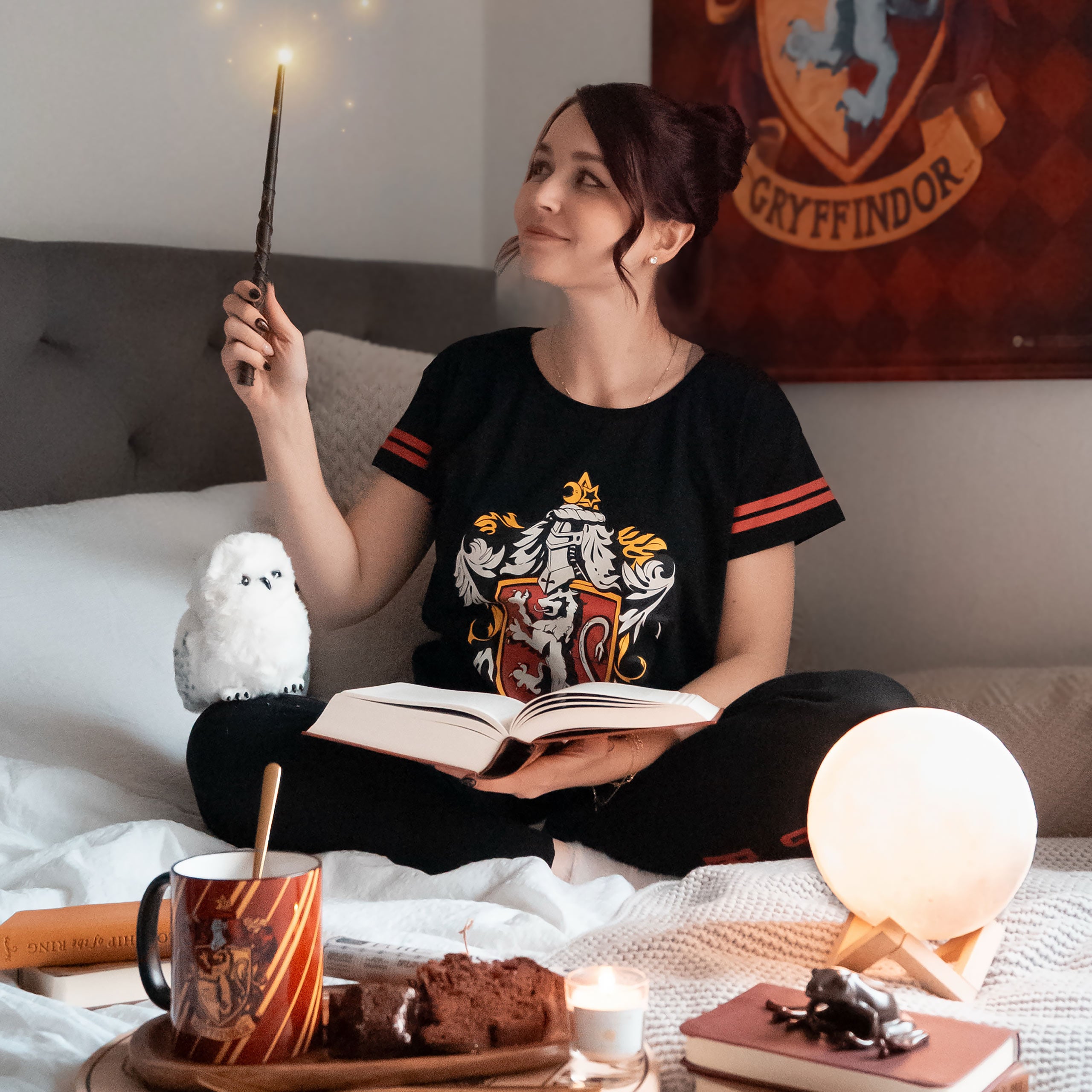 Immagine del prodotto Pigiama stemma Grifondoro nero - Harry Potter