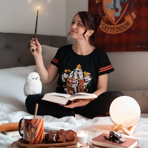 Immagine del prodotto Pigiama stemma Grifondoro nero - Harry Potter