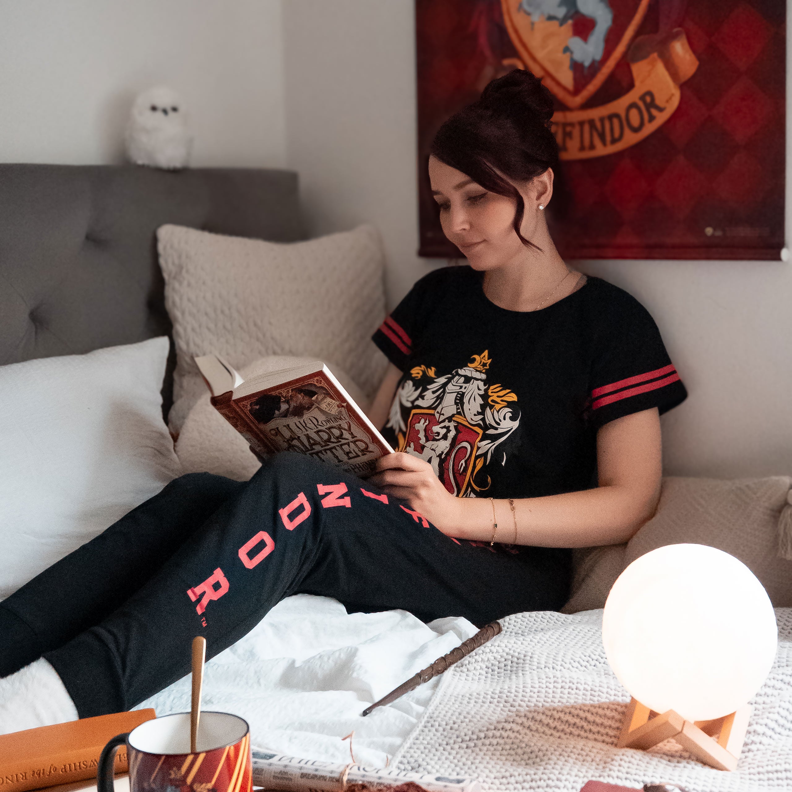 Immagine del prodotto Pigiama stemma Grifondoro nero - Harry Potter