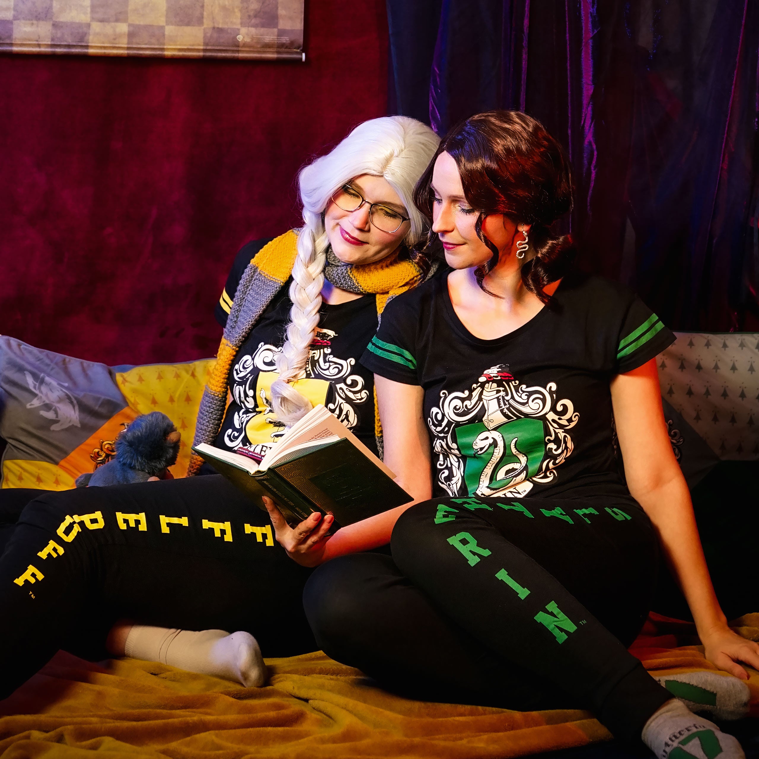 Immagine del prodotto Pigiama con stemma Serpeverde nero - Harry Potter