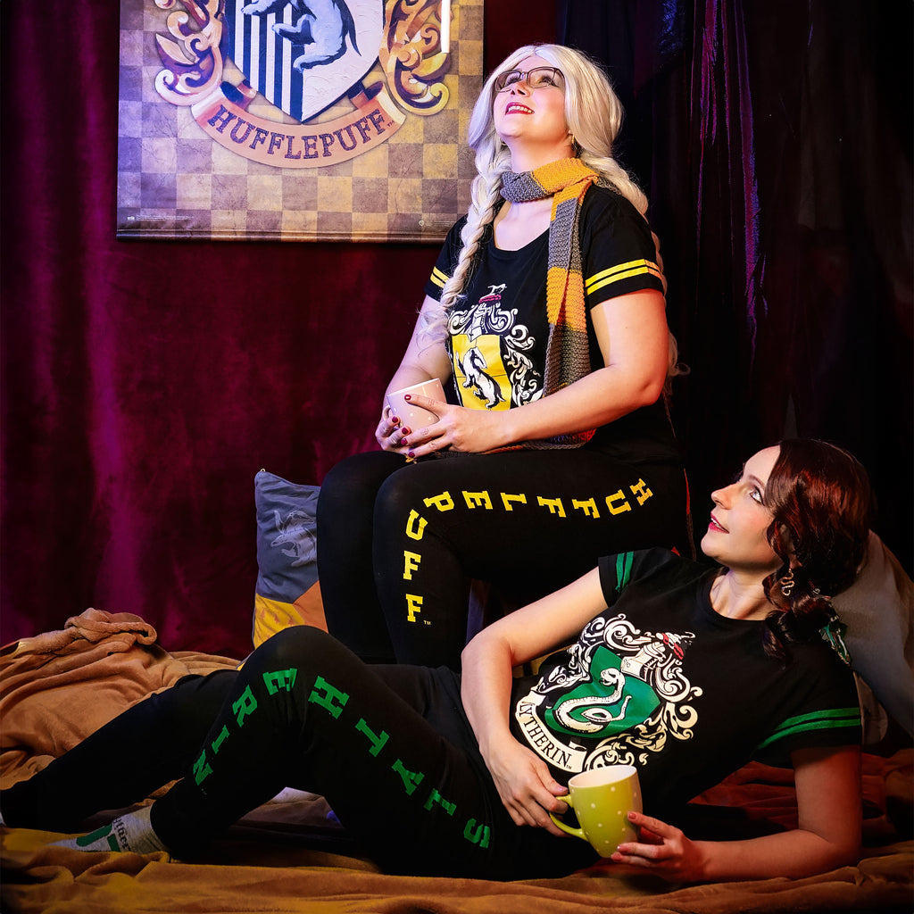 Immagine del prodotto Pigiama con stemma Serpeverde nero - Harry Potter
