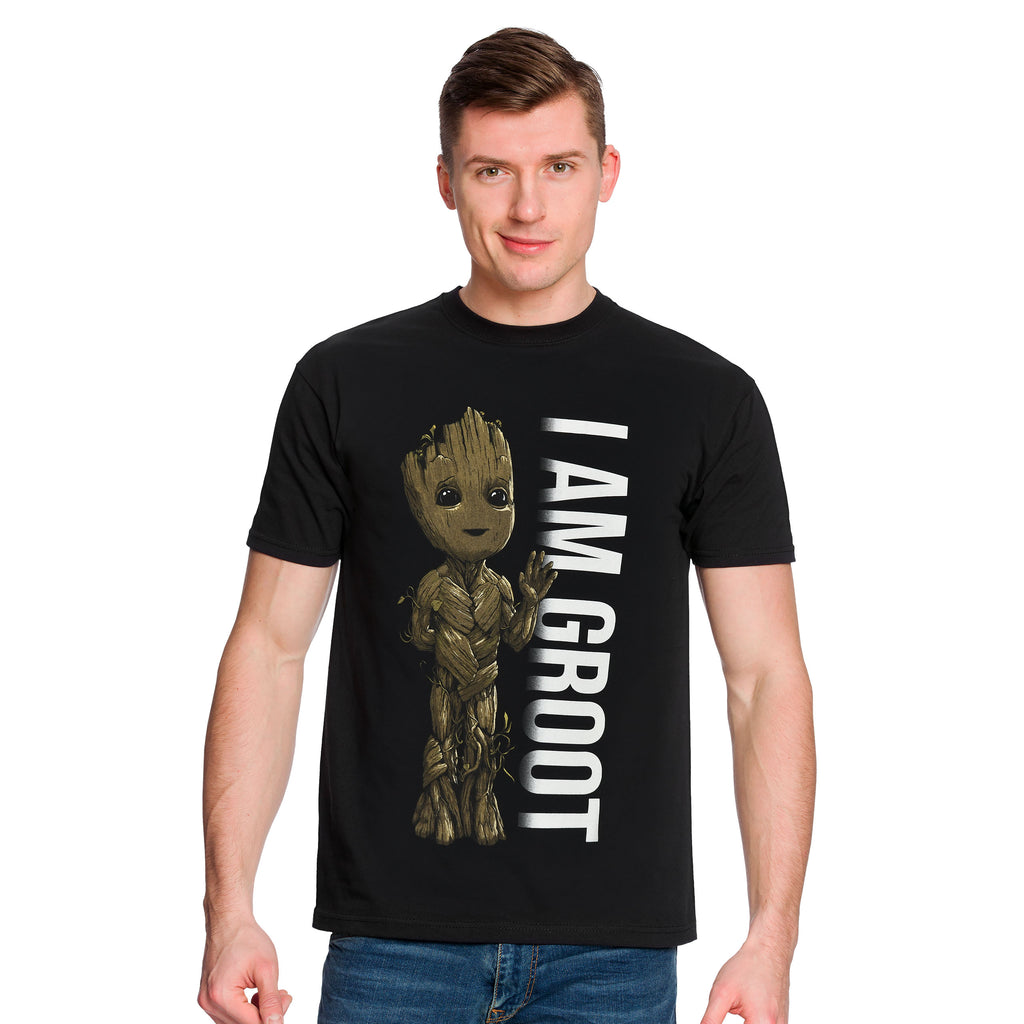 Immagine del prodotto Guardiani della Galassia - Io sono Groot Ritratto T-shirt nera
