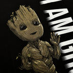 Immagine del prodotto Guardiani della Galassia - Io sono Groot Ritratto T-shirt nera
