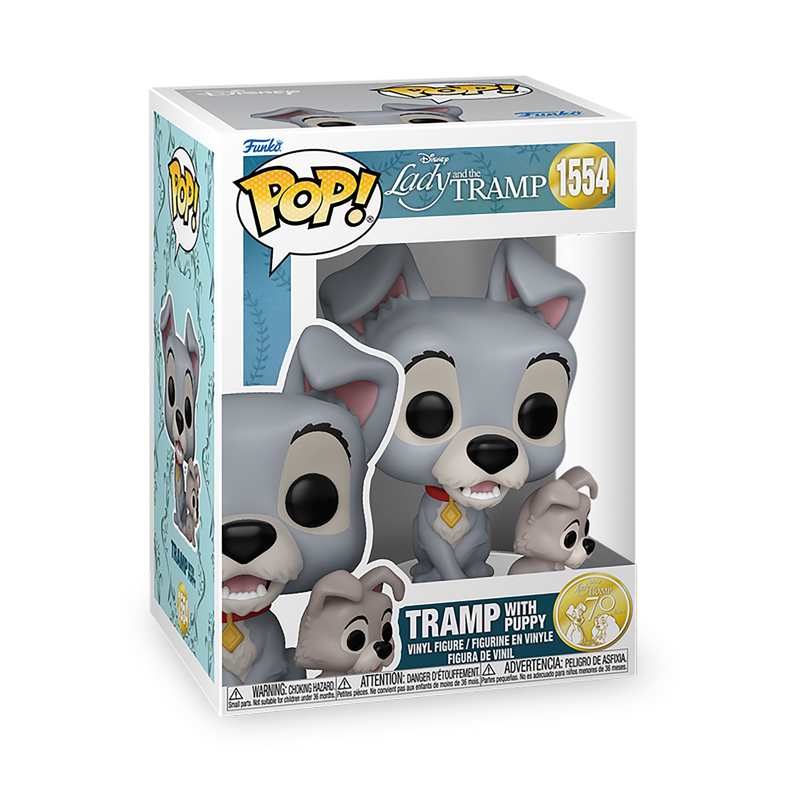 Immagine del prodotto Lilli e il Vagabondo - Vagabondo con Cucciolo Funko Pop Figura