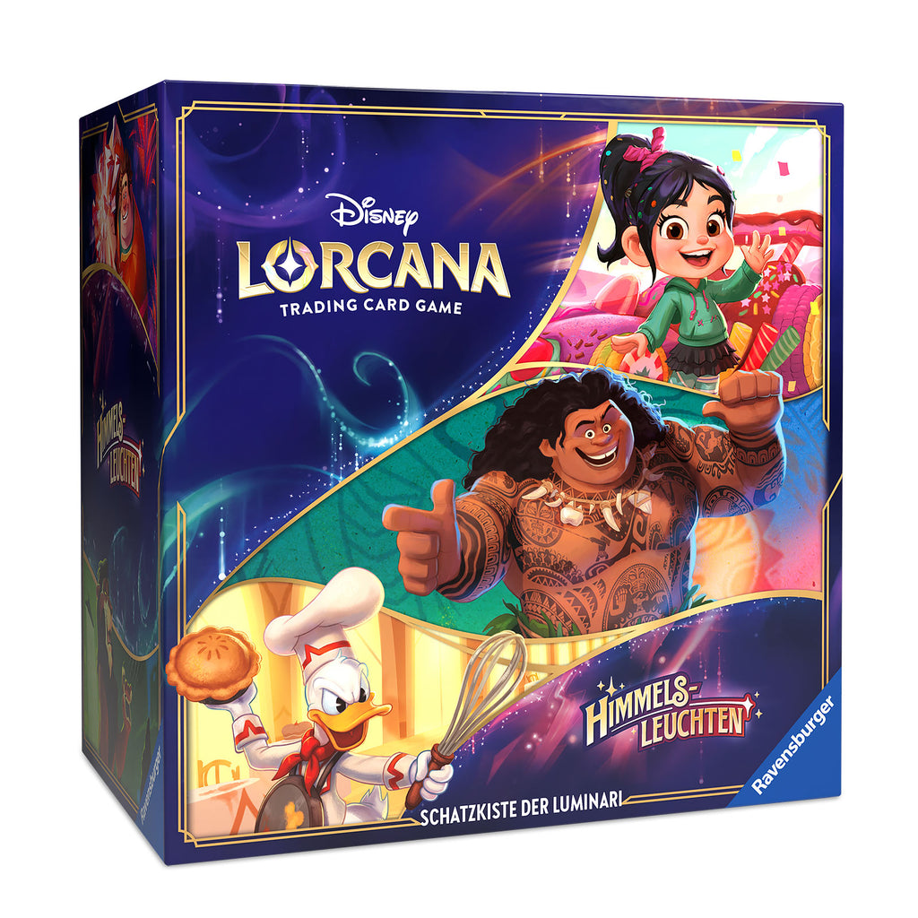Immagine del prodotto Disney Lorcana Cofanetto del Tesoro dei Luminari - Gioco di Carte Collezionabili Luci del Cielo