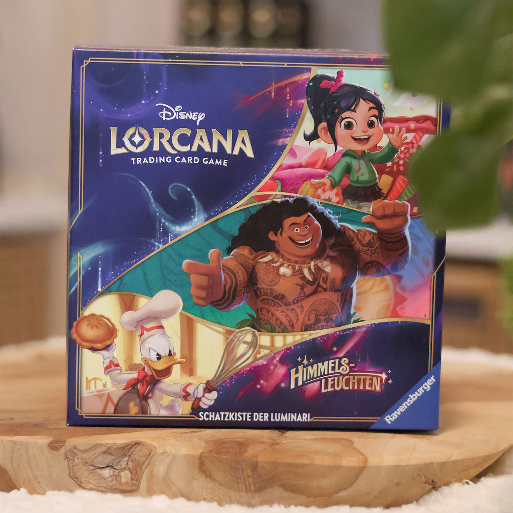 Immagine del prodotto Disney Lorcana Cofanetto del Tesoro dei Luminari - Gioco di Carte Collezionabili Luci del Cielo