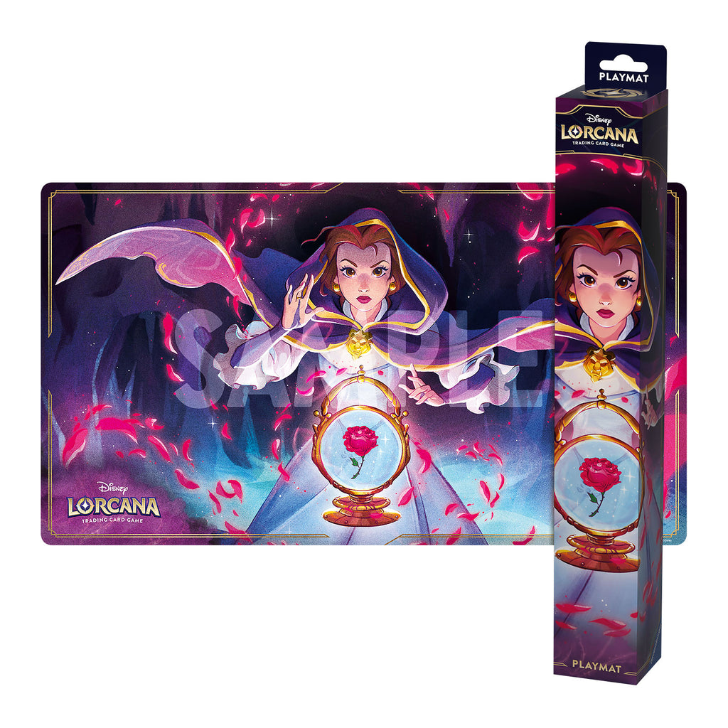 Immagine del prodotto Tappetino da gioco Disney Lorcana Belle - Skyglow Trading Card Game