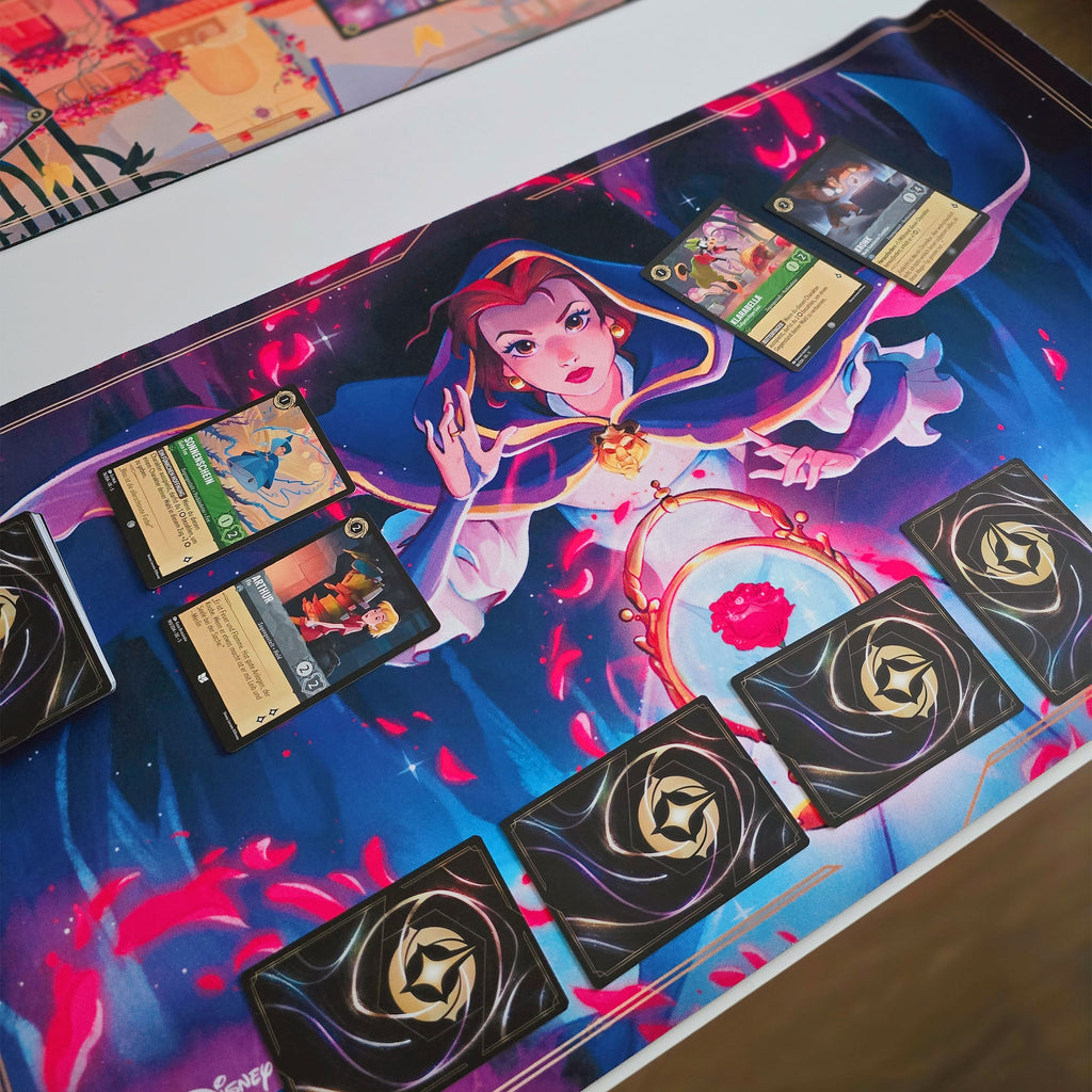 Immagine del prodotto Tappetino da gioco Disney Lorcana Belle - Skyglow Trading Card Game