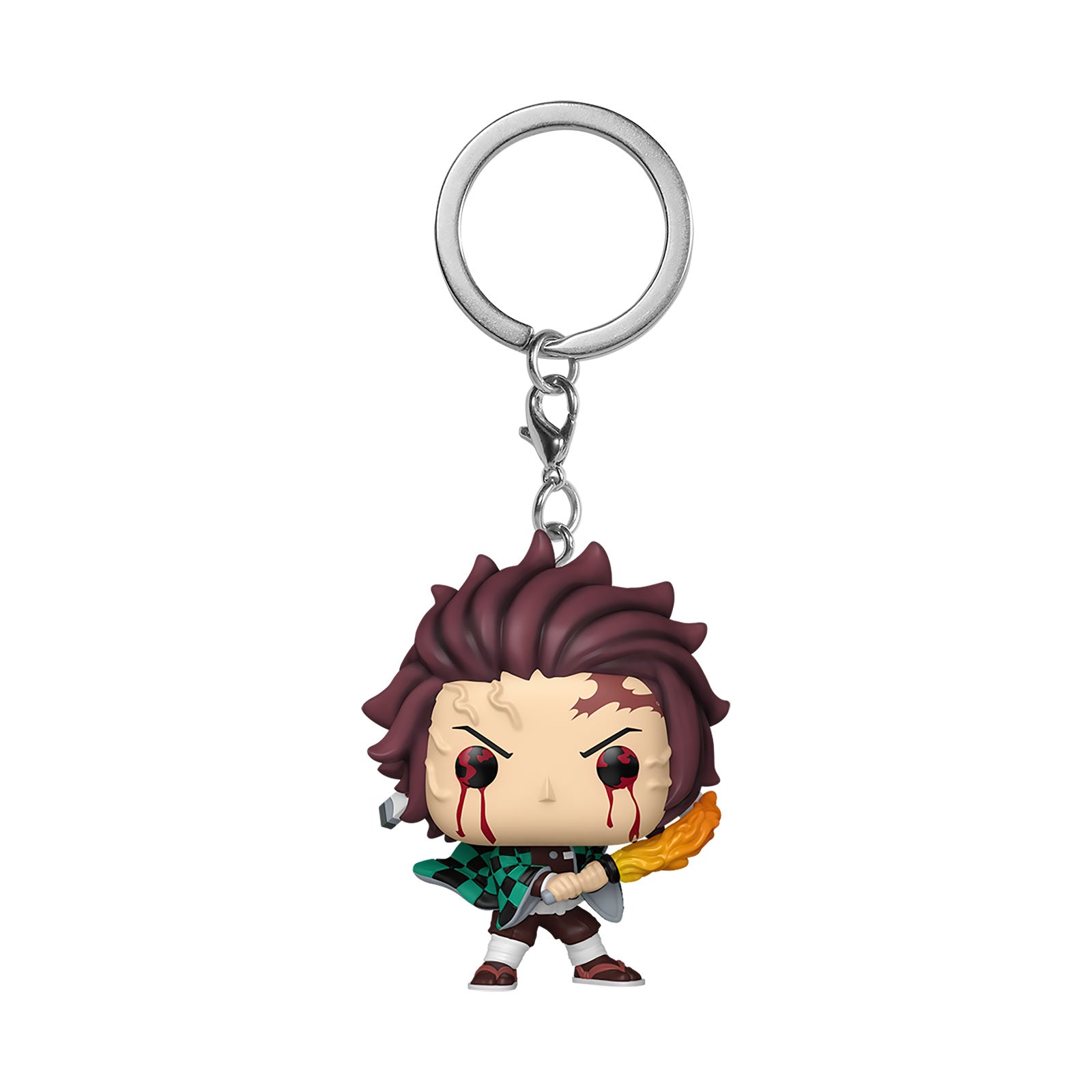 Immagine del prodotto Demon Slayer – Tanjiro (Sun Breathing) portachiavi Funko Pop