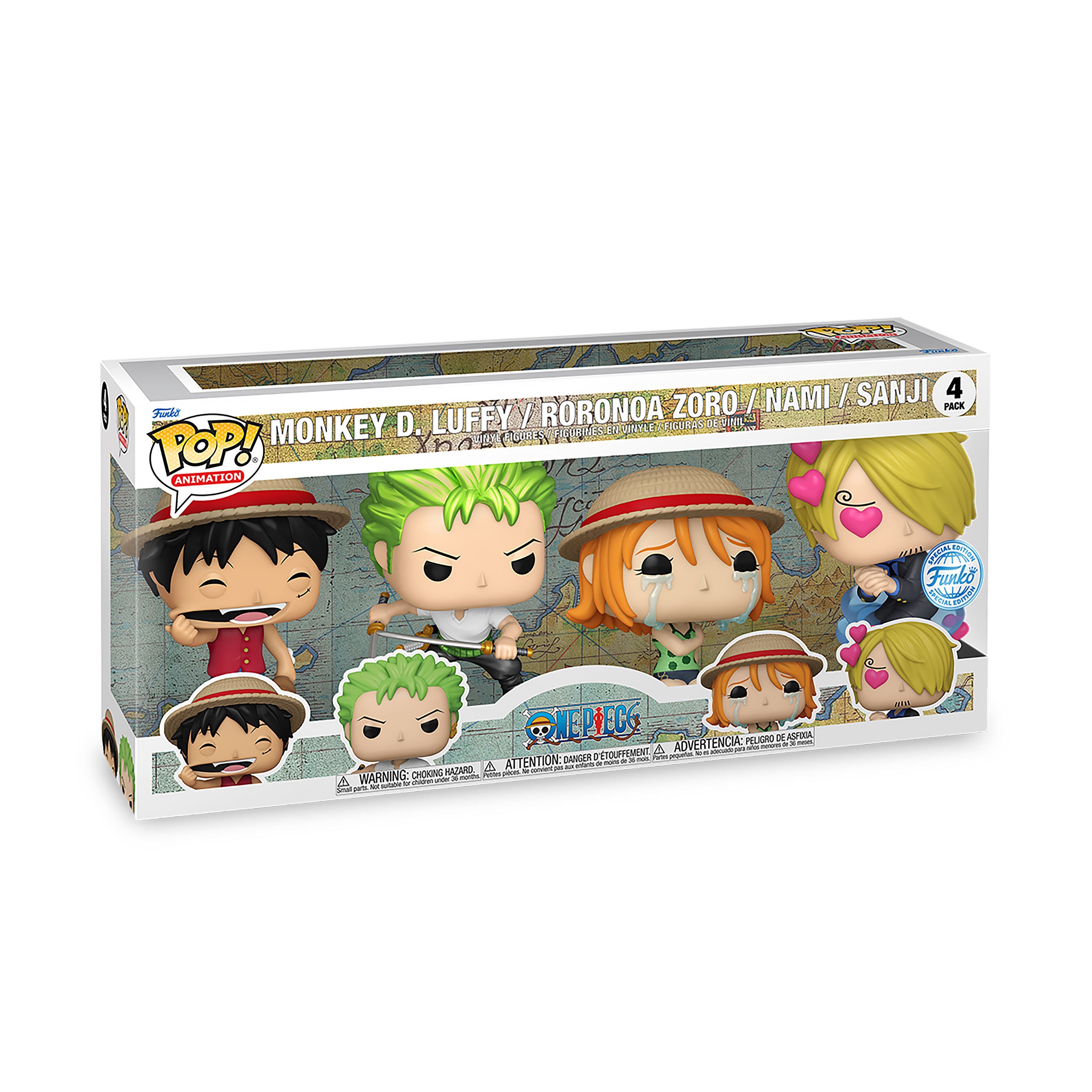 Product image One Piece - Refresh Funko Pocket Pop 4 Figures Set