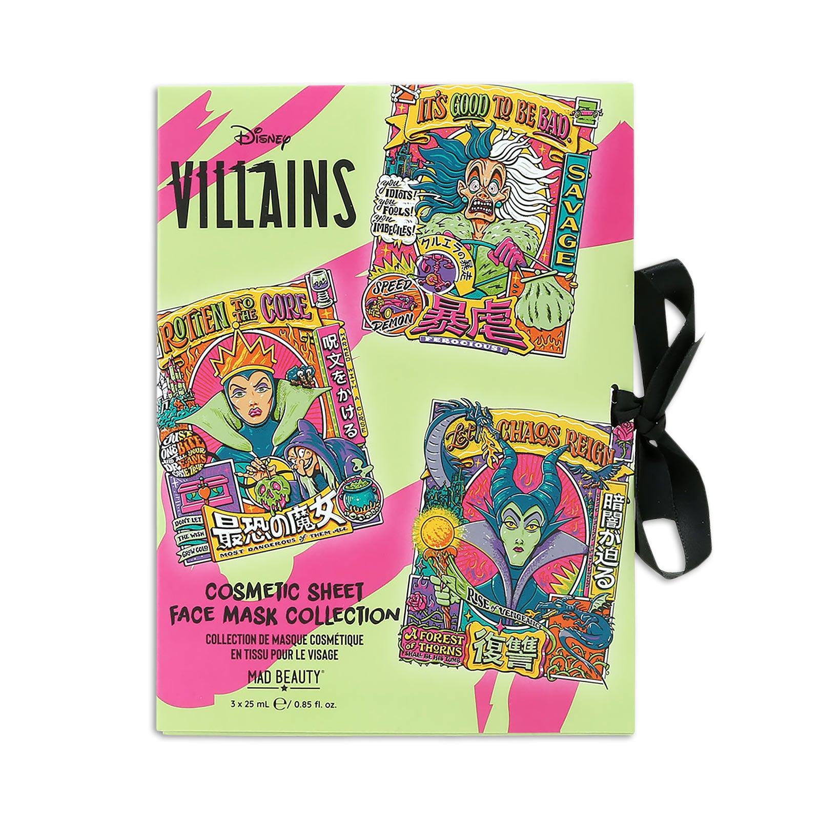 Immagine del prodotto Villains - Set di 3 maschere in foglio