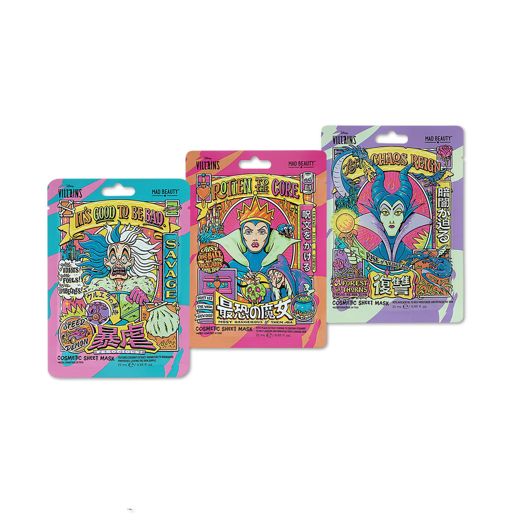 Immagine del prodotto Villains - Set di 3 maschere in foglio
