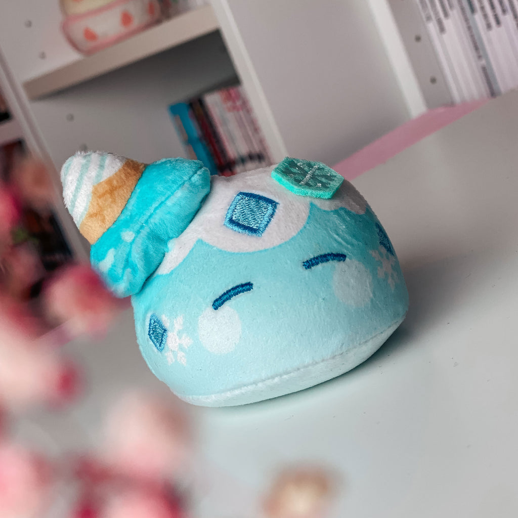 Immagine del prodotto Genshin Impact - Figura di peluche in stile gelato Kryo Slime
