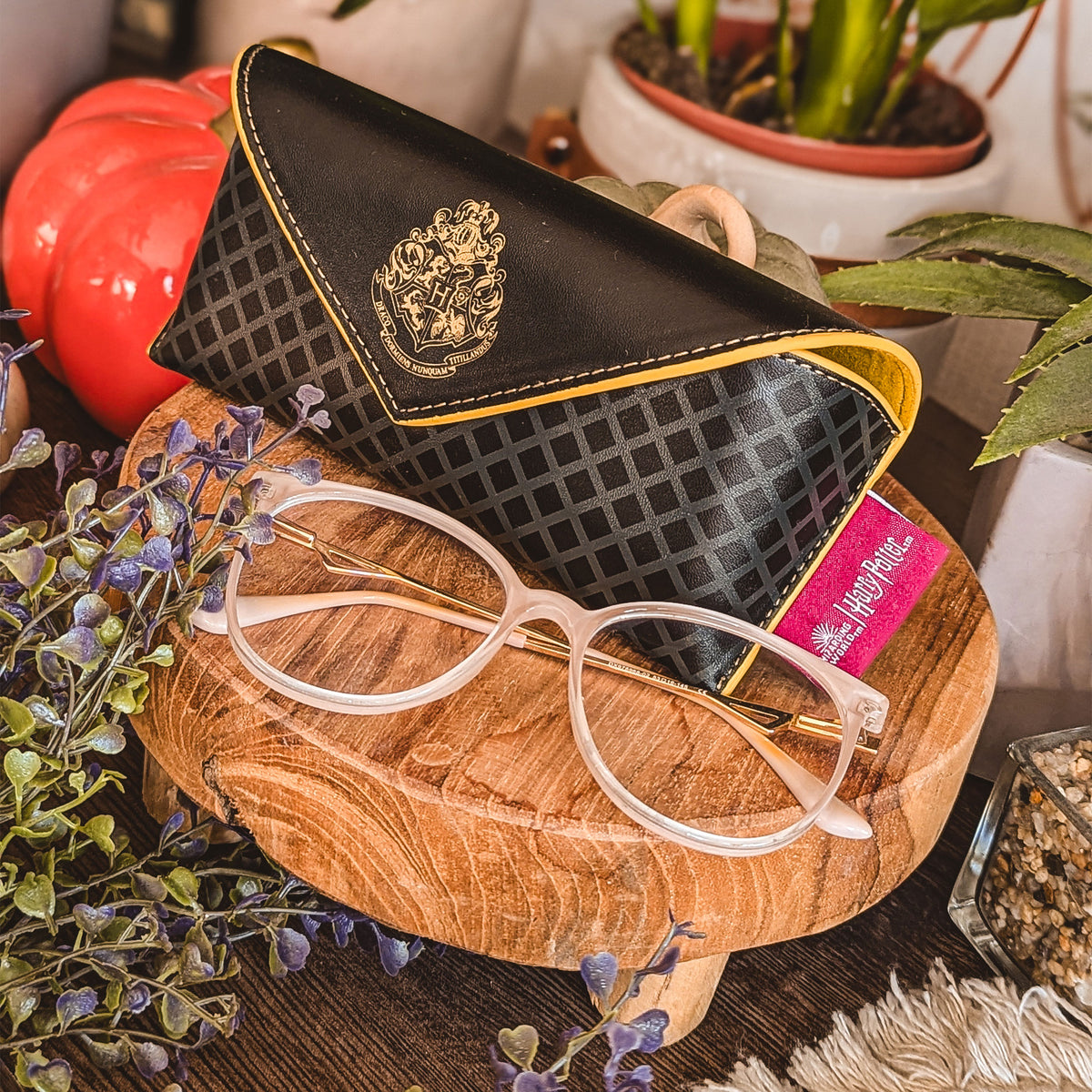Immagine del prodotto Harry Potter - Astuccio per Occhiali Nero con lo Stemma di Hogwarts