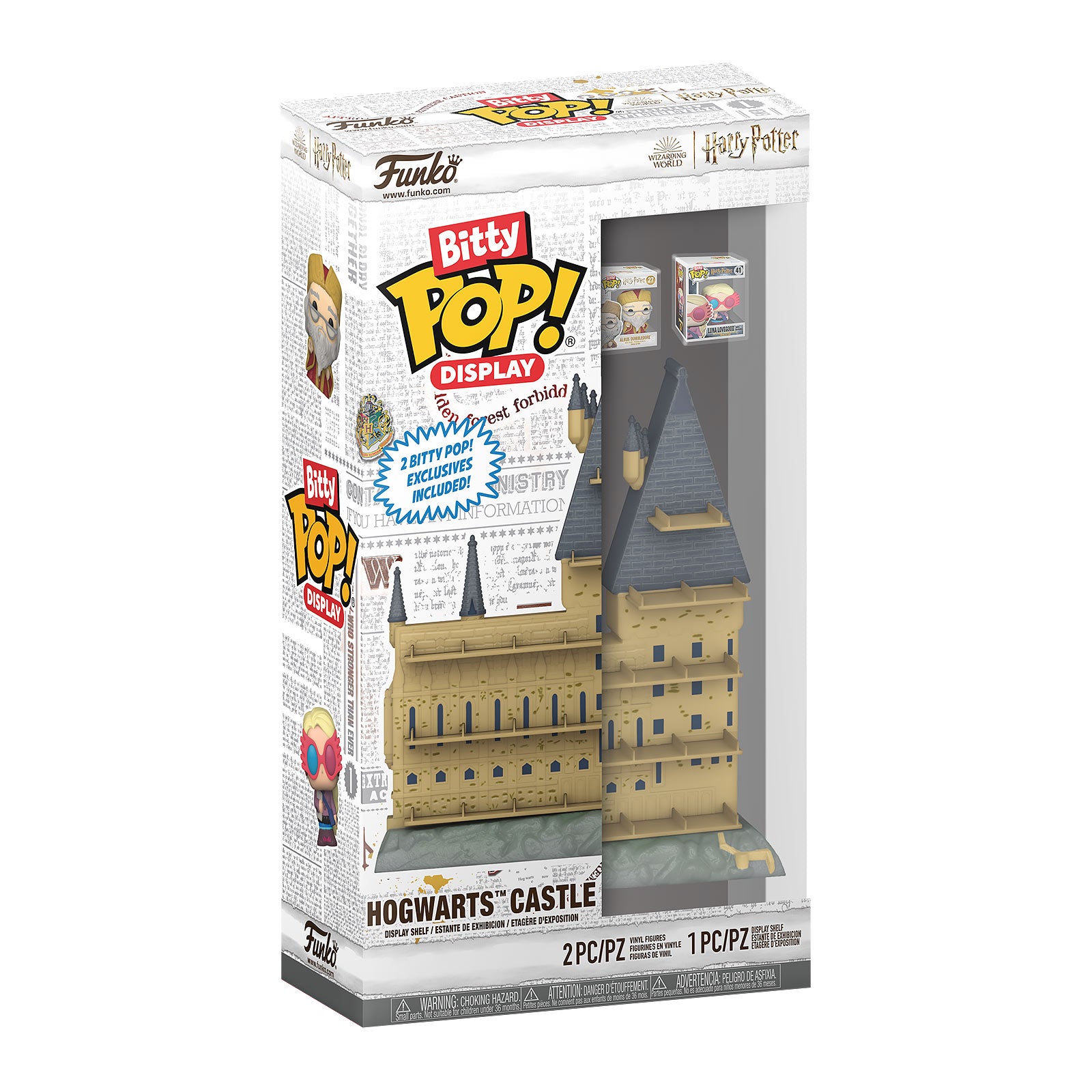Immagine del prodotto Harry Potter - Castello di Hogwarts Funko Bitty Pop Display con 2 Figure