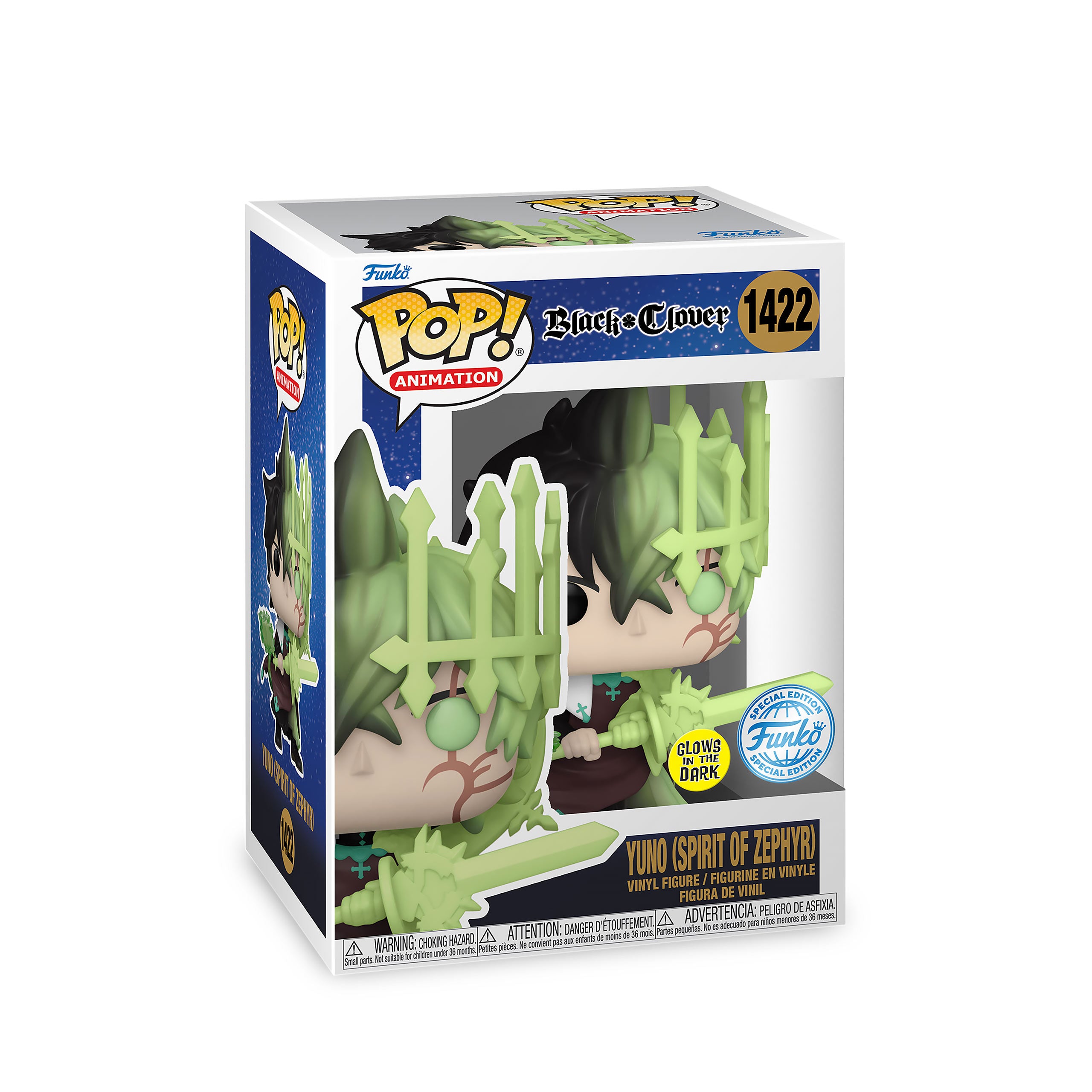 Immagine del prodotto Black Clover - Yuno (Spirito di Zephyr) Figura Funko Pop
