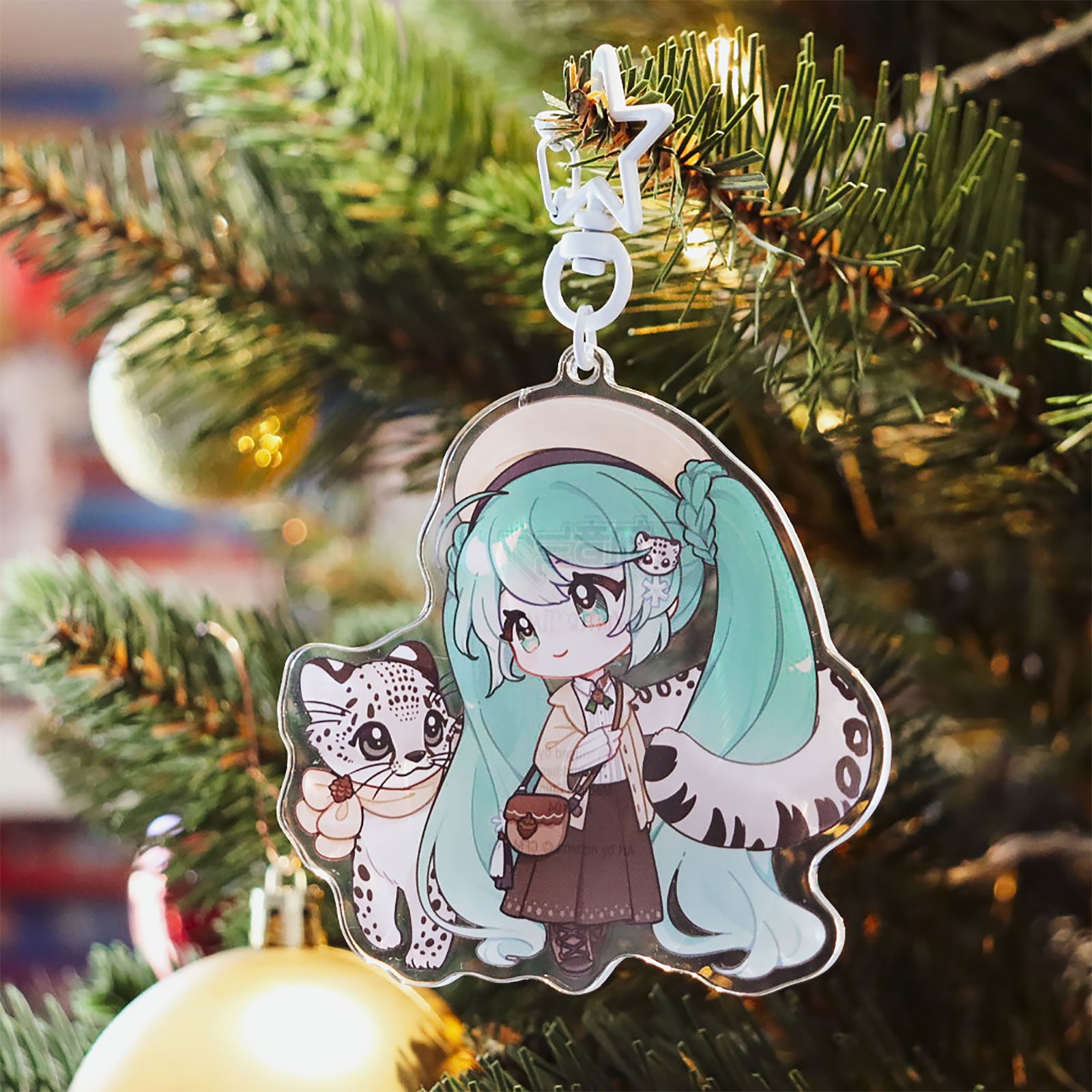 Immagine del prodotto Hatsune Miku - Portachiavi in acrilico Kawaii Winter Time