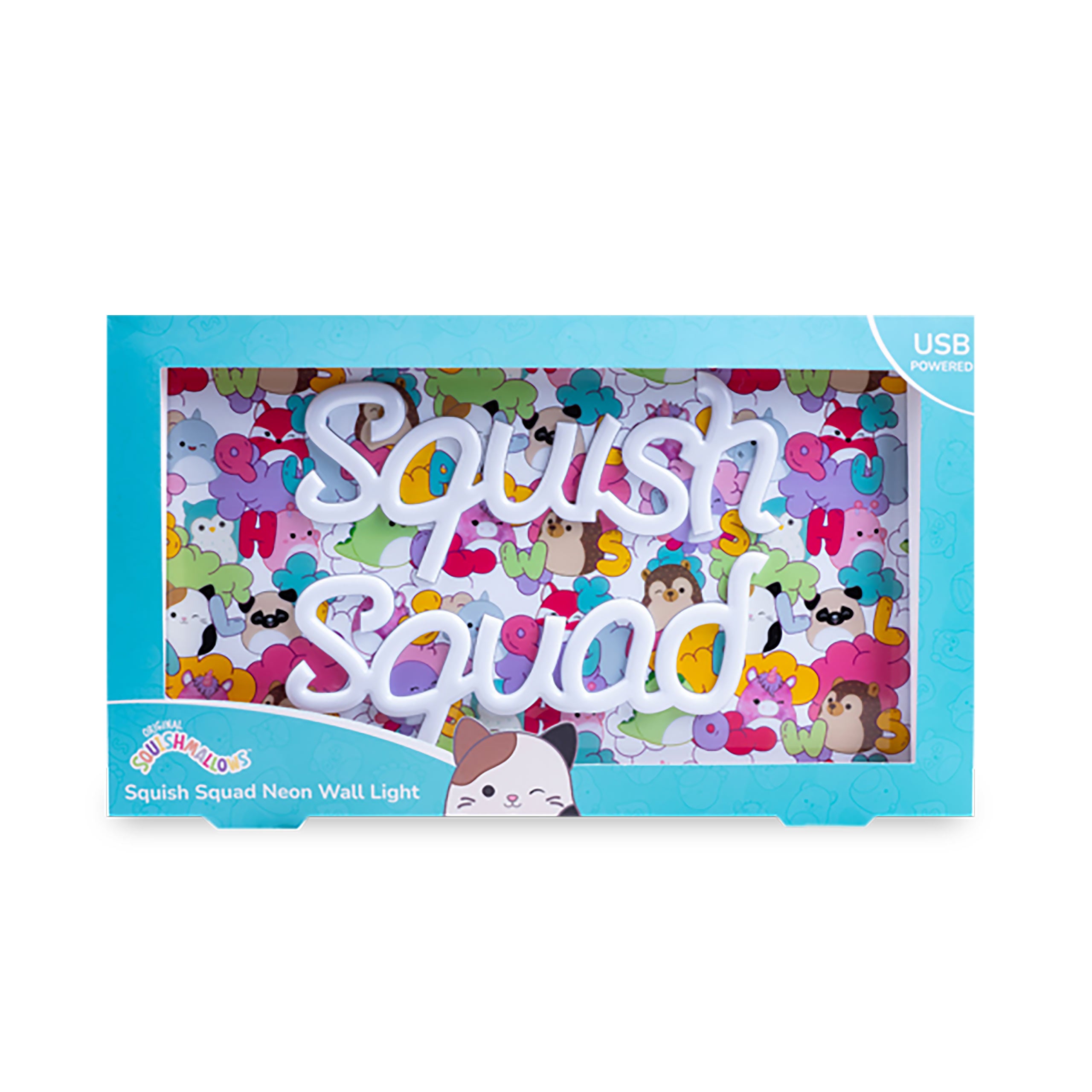 Immagine del prodotto Squishmallows - Lampada da parete al neon Squish Squad