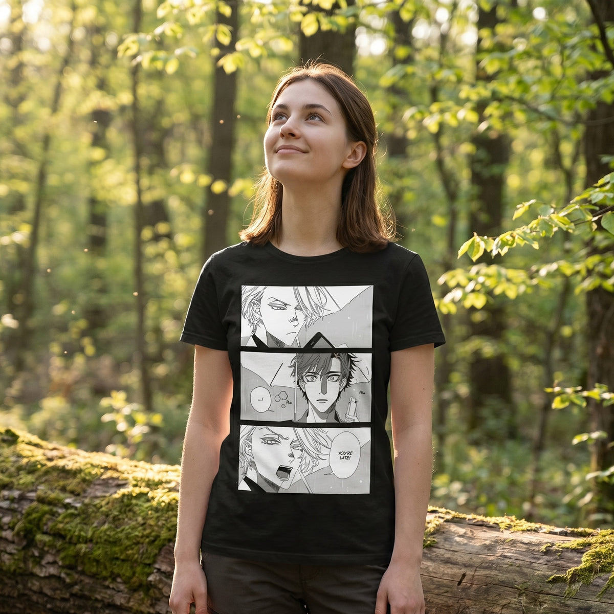 Immagine del prodotto T-shirt 'You're Late' per i fan di Therapy Game