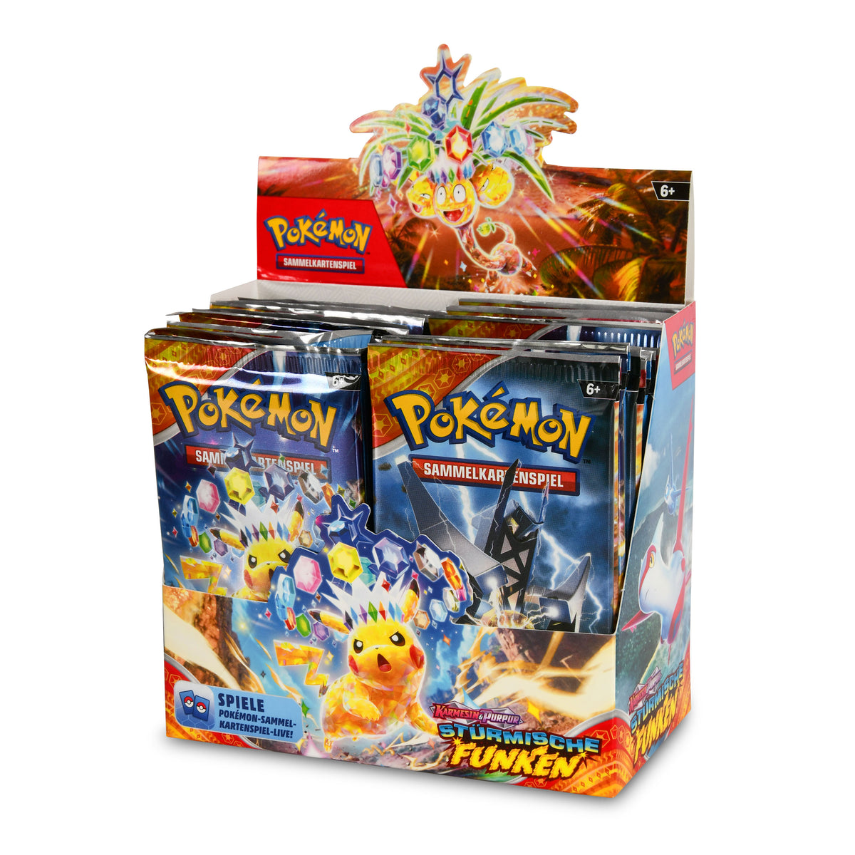 Immagine del prodotto Pokemon - Cremisi & Porpora Scintille Tempestose Carte Collezionabili Booster Display