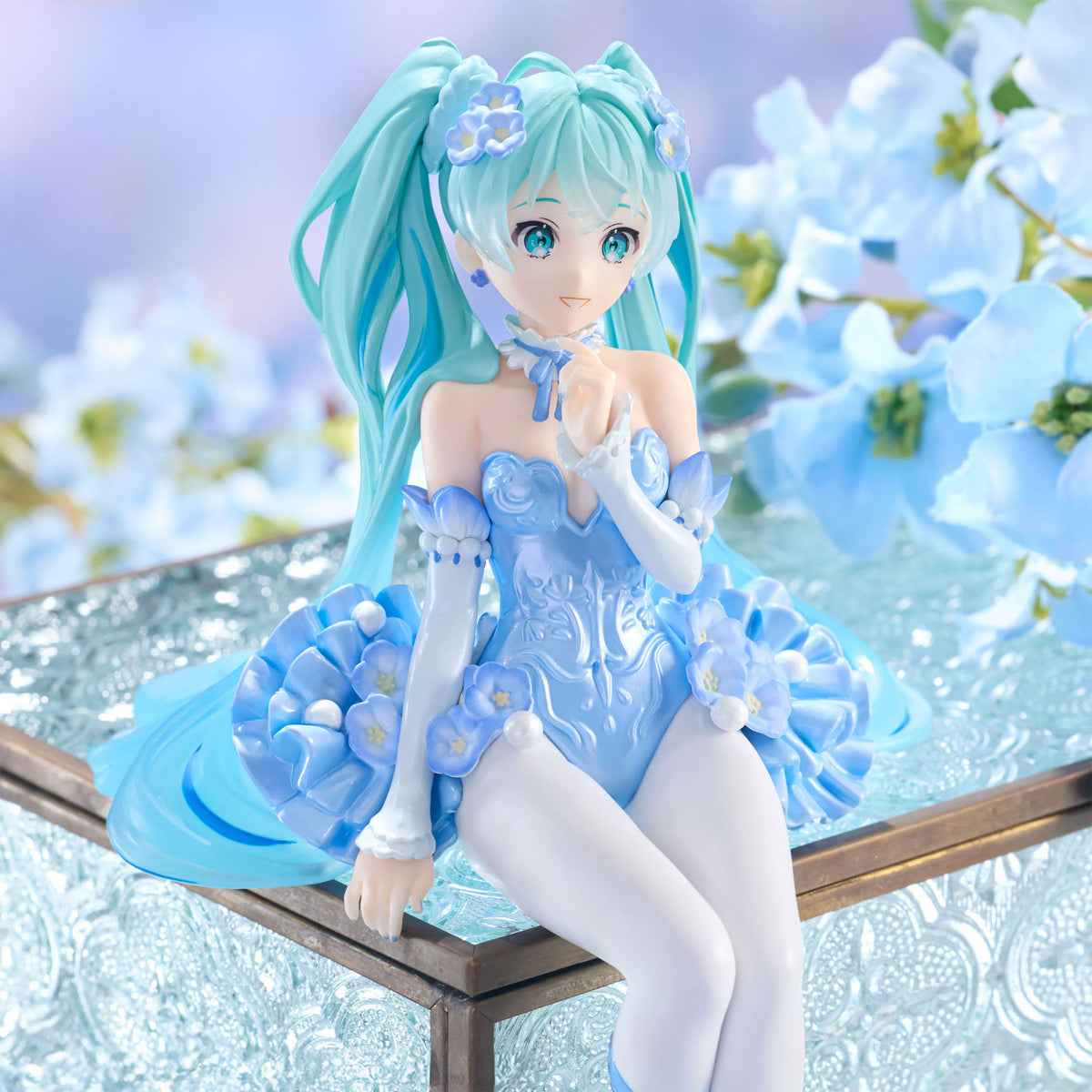 Immagine del prodotto Hatsune Miku - Figura Noodle Stopper Flower Fairy Nemophila Pail Blue Color Version