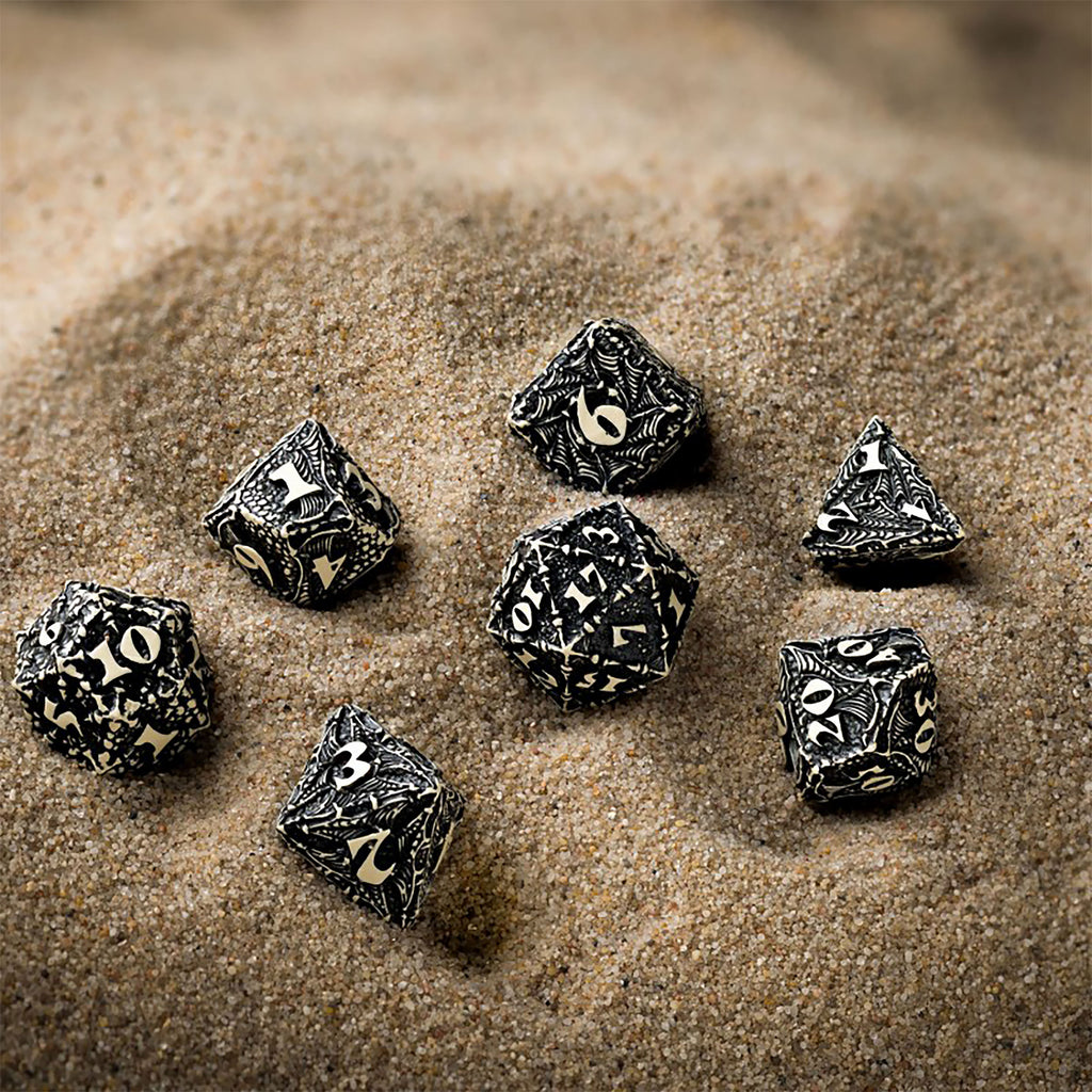 Immagine del prodotto Dracopolis - Il set di dadi Blackfang Scandinavo 7pcs