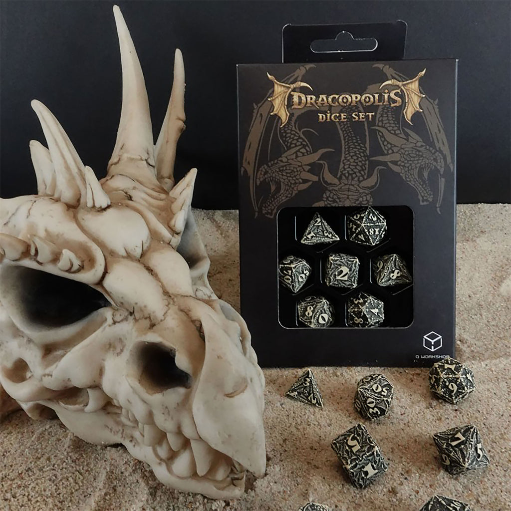 Immagine del prodotto Dracopolis - Il set di dadi Blackfang Scandinavo 7pcs