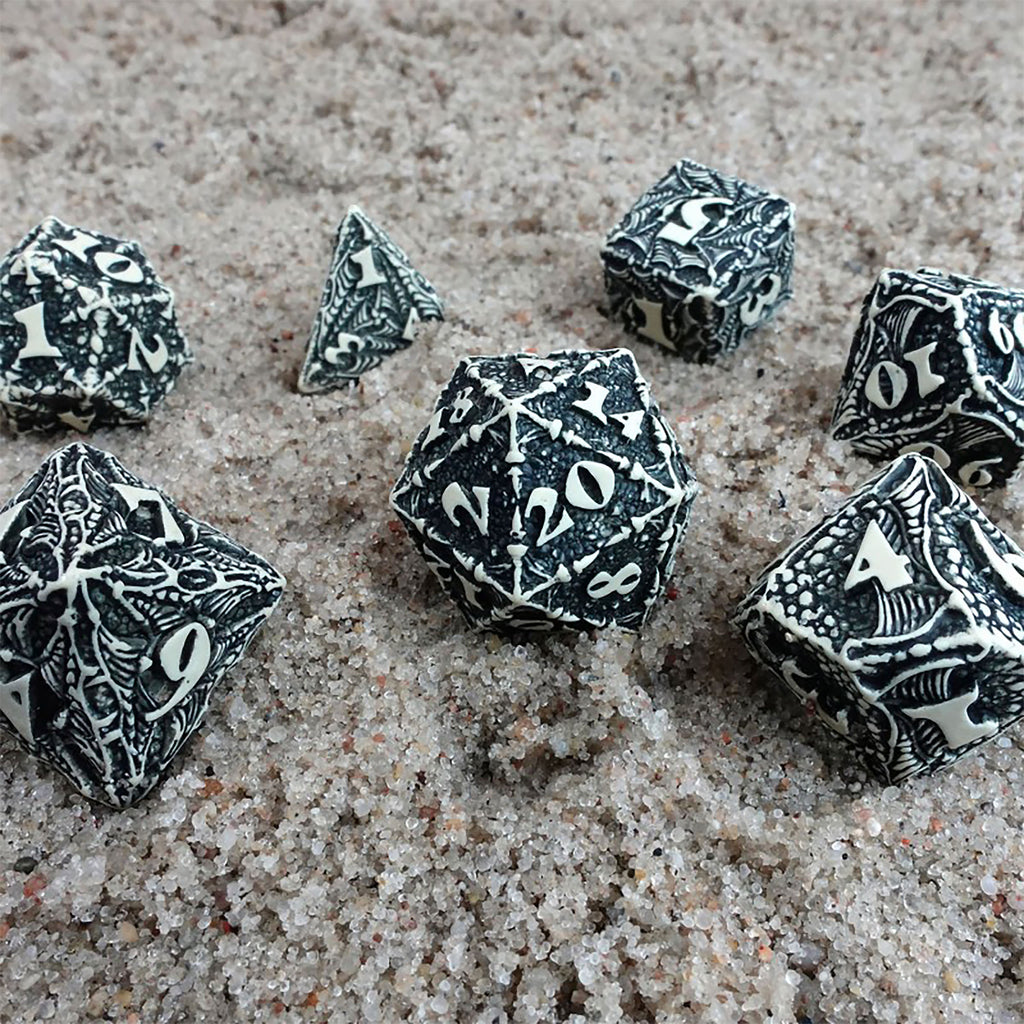 Immagine del prodotto Dracopolis - Il set di dadi Blackfang Scandinavo 7pcs