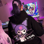 Immagine del prodotto Sanrio - Felpa con cappuccio Kuromi nera