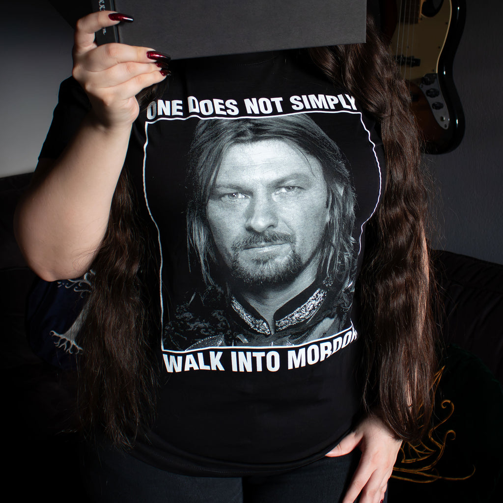 Immagine del prodotto Maglietta Boromir Non si entra semplicemente a Mordor - Il Signore degli Anelli
