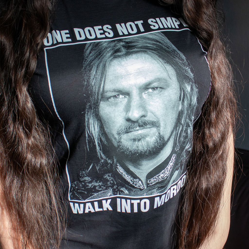 Immagine del prodotto Maglietta Boromir Non si entra semplicemente a Mordor - Il Signore degli Anelli