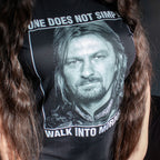 Immagine del prodotto Maglietta Boromir Non si entra semplicemente a Mordor - Il Signore degli Anelli