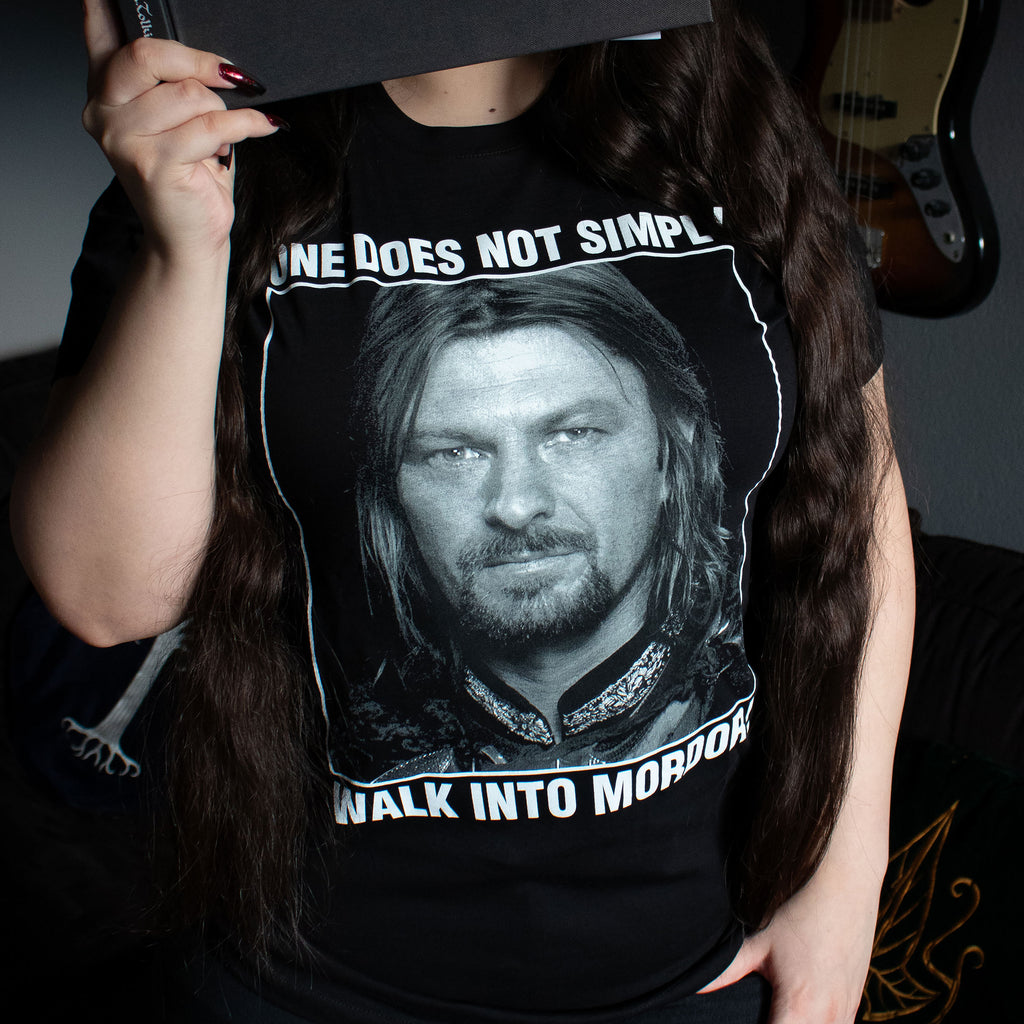 Immagine del prodotto Maglietta Boromir Non si entra semplicemente a Mordor - Il Signore degli Anelli