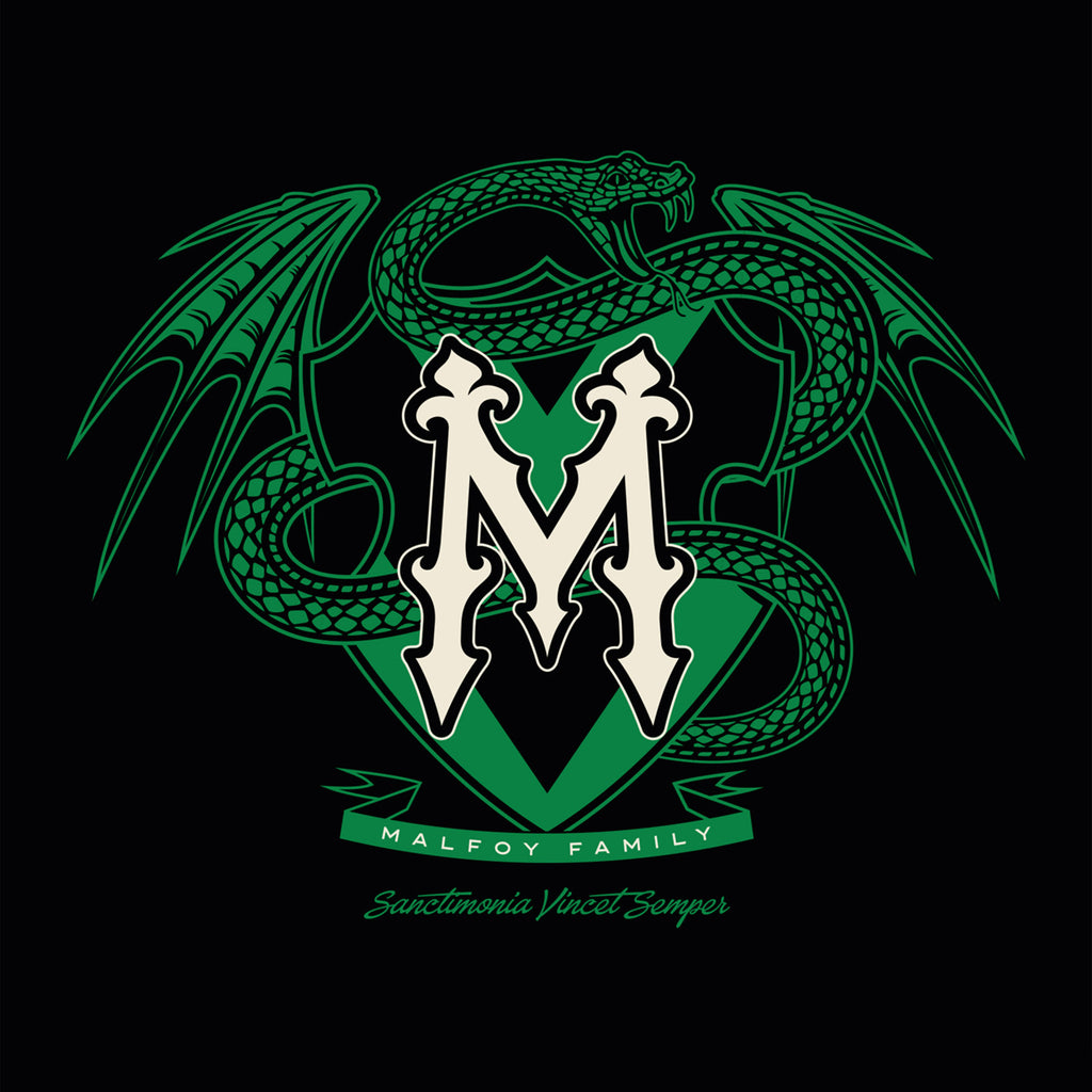 Immagine del prodotto T-shirt nera della famiglia Malfoy - Harry Potter