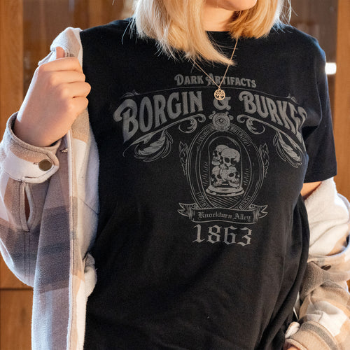 Immagine del prodotto T-shirt nera Borgin and Burkes - Harry Potter
