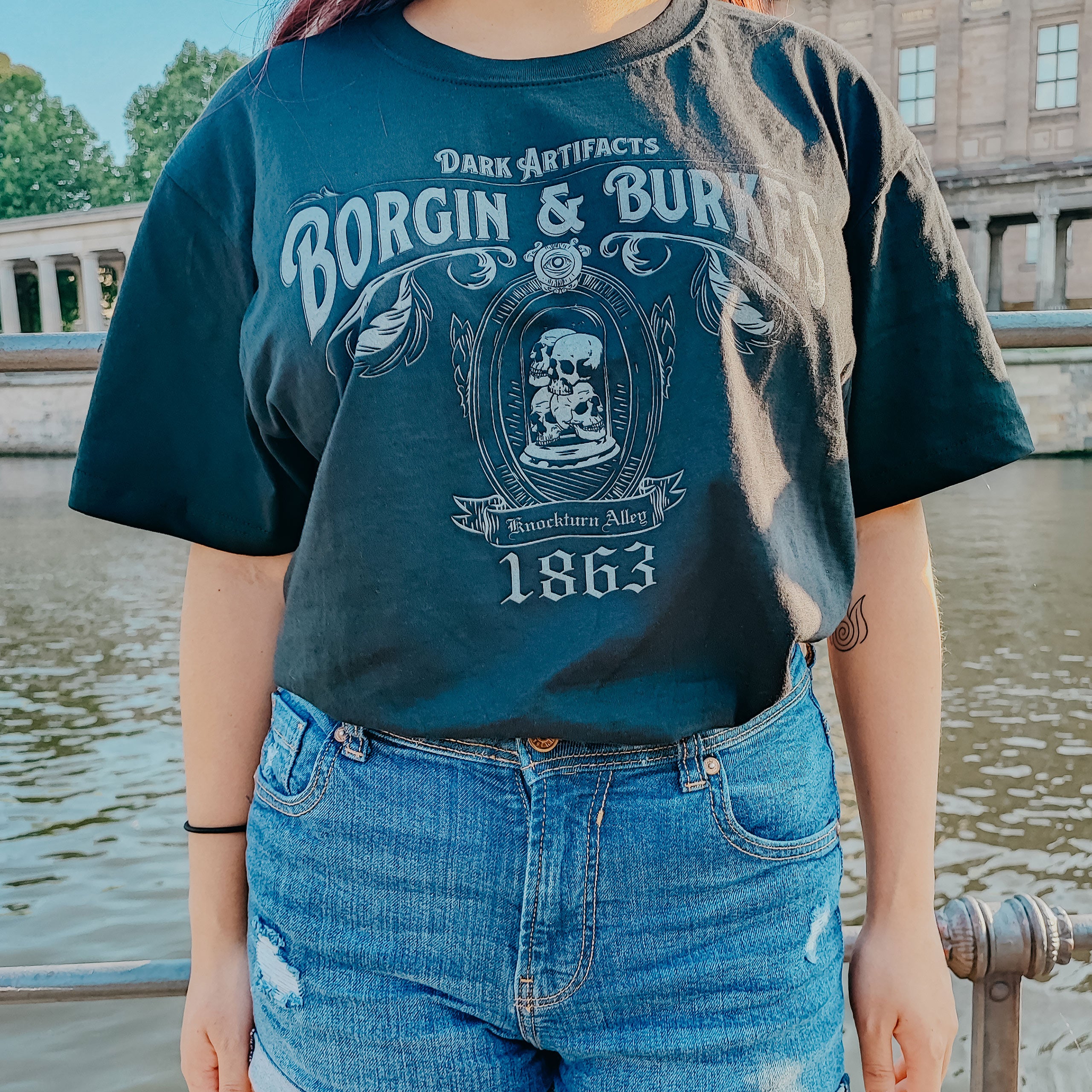Immagine del prodotto T-shirt nera Borgin and Burkes - Harry Potter