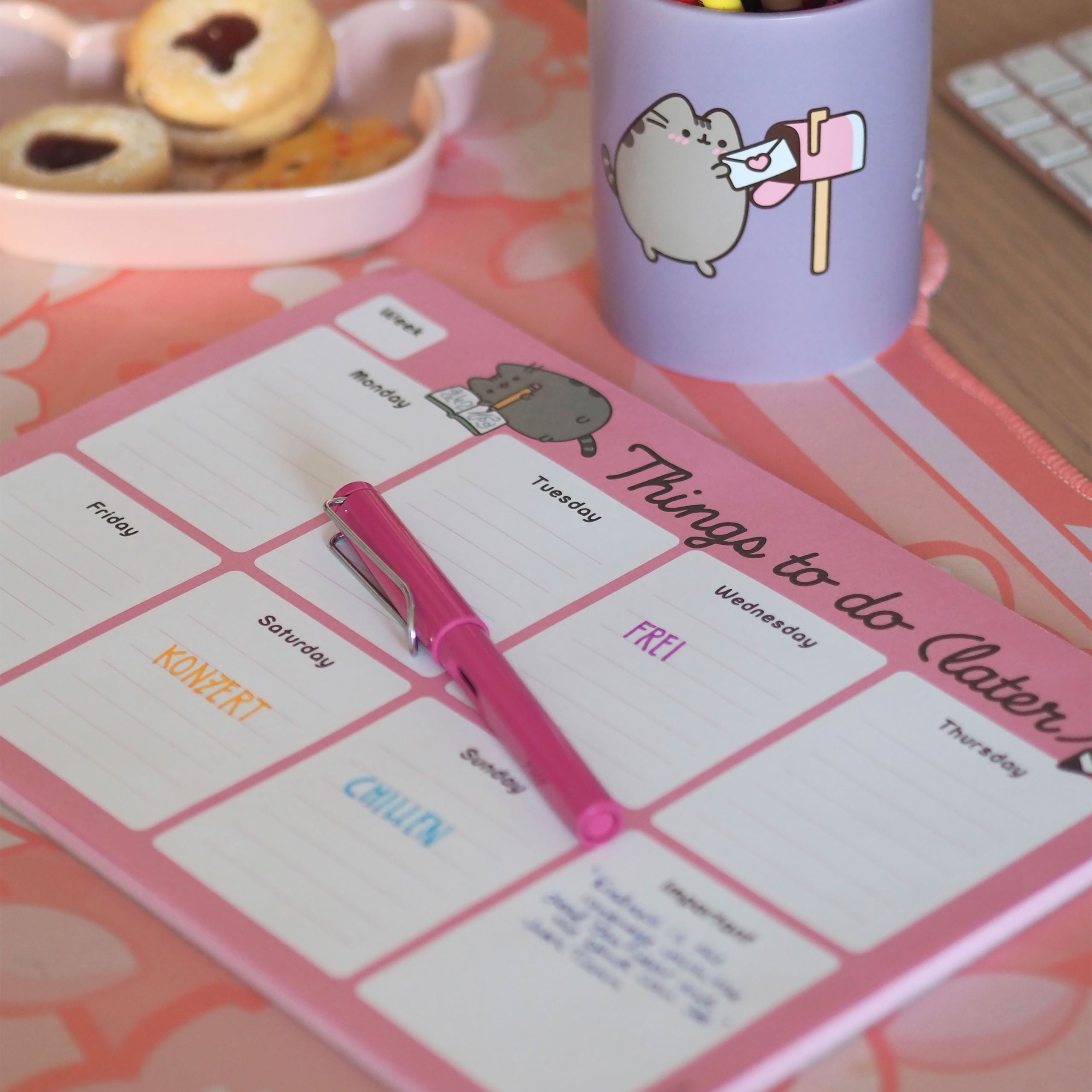 Immagine del prodotto Pusheen - Cose da fare più tardi Pianificatore settimanale
