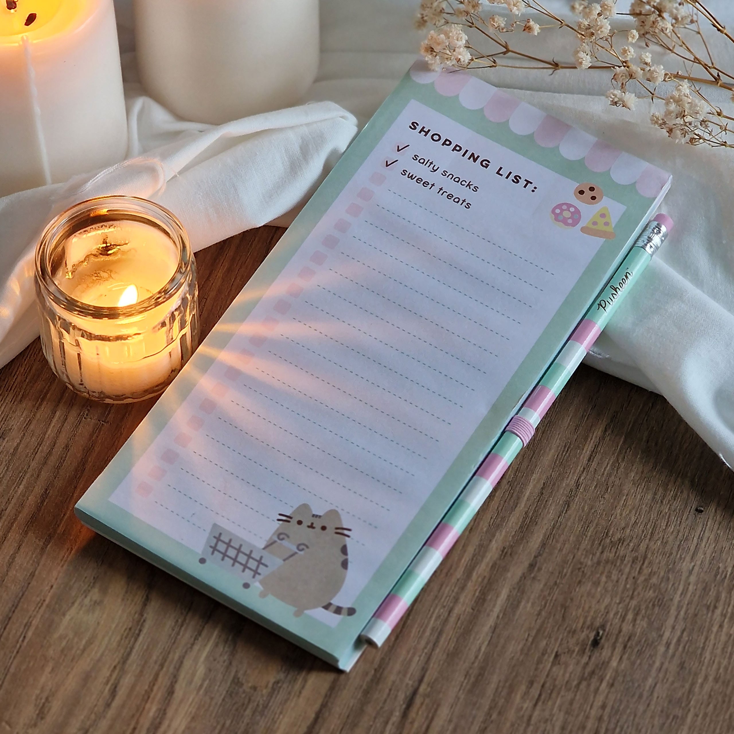 Immagine del prodotto Pusheen - Blocco note magnetico con matita