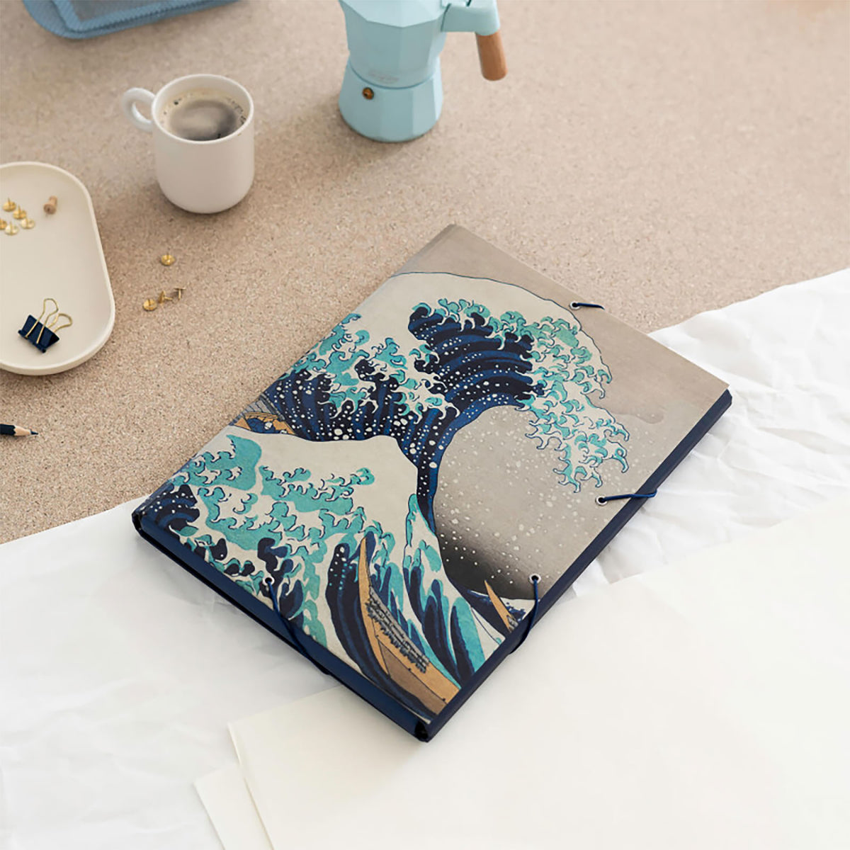 Immagine del prodotto La Grande Onda di Kanagawa - Cartella documenti di Katsushika Hokusai